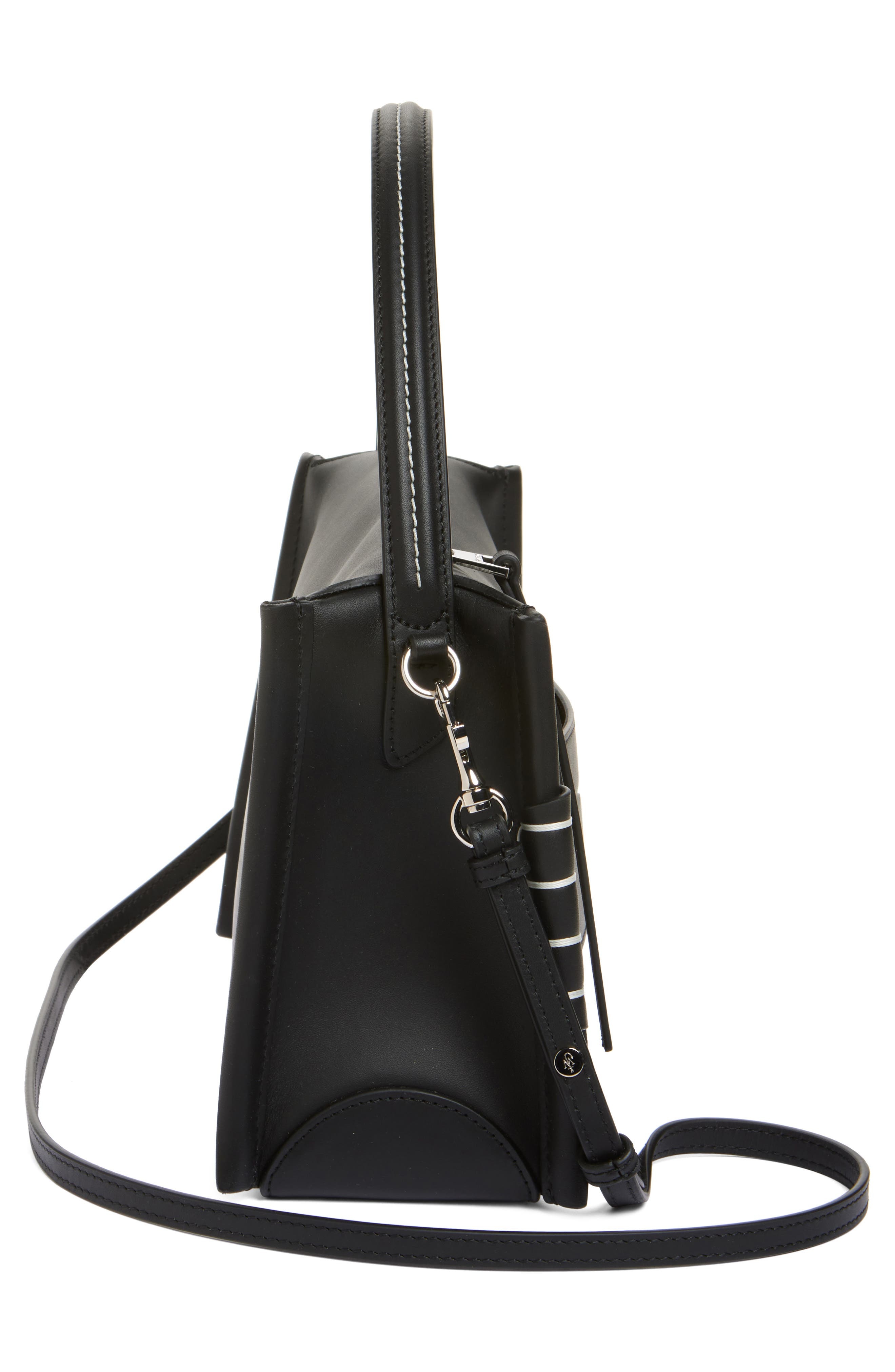 JW Anderson Loafer Leather Top Handle Bag in Black at Nordstrom - 6