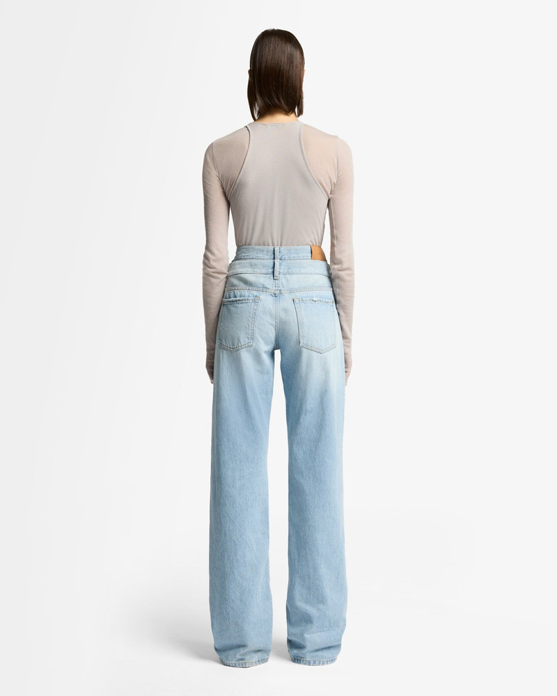 Double Waist Trouser in Bleach 5