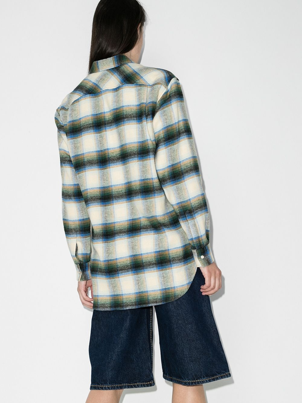 Allison plaid-pattern shirt - 3