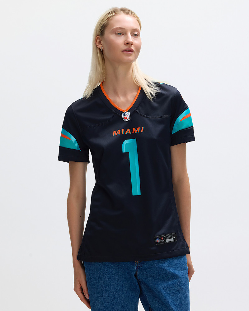 Tua Tagovailoa Miami Dolphins Rivalries Collection Women’s Nike NFL Game Jersey 1