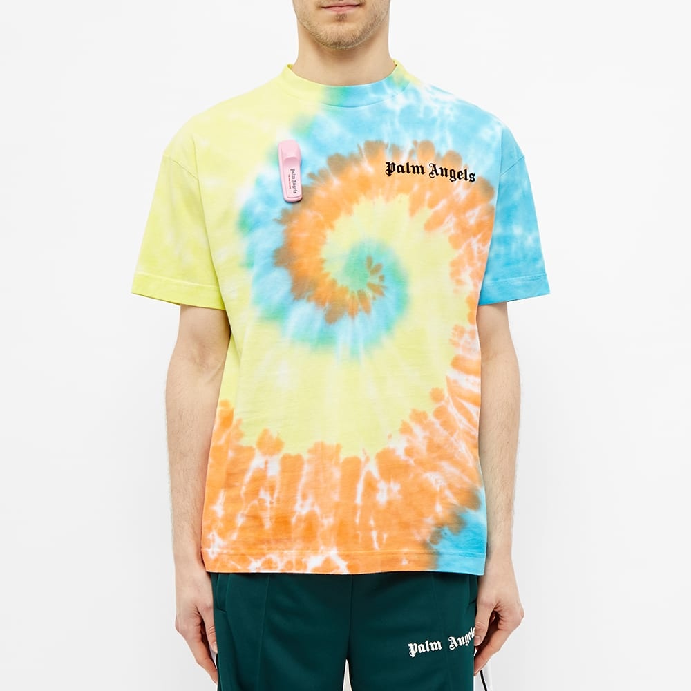 Palm Angels Tie Dye New Basic Tee - 4