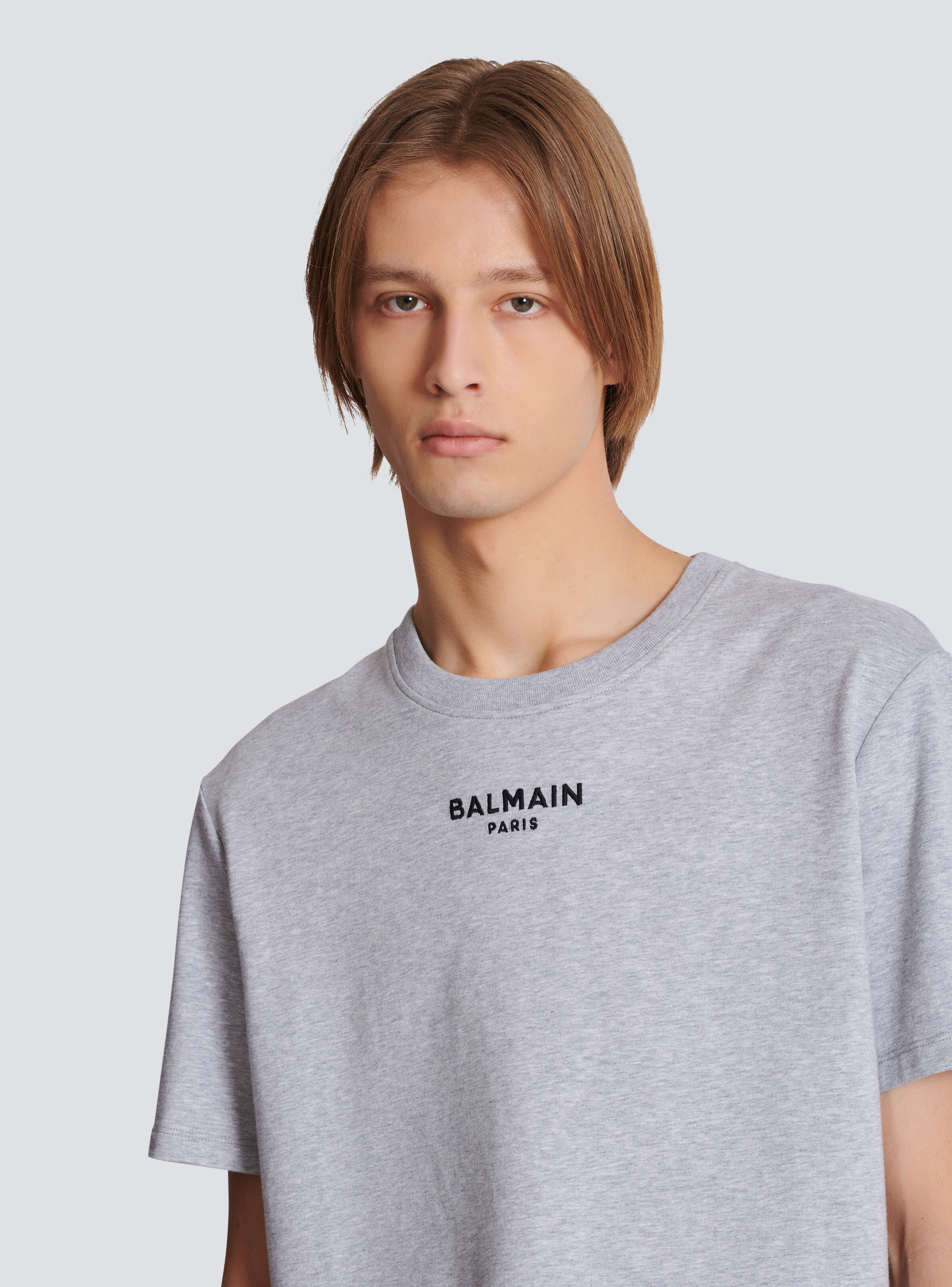 Embroidered Balmain Paris T-shirt - 7