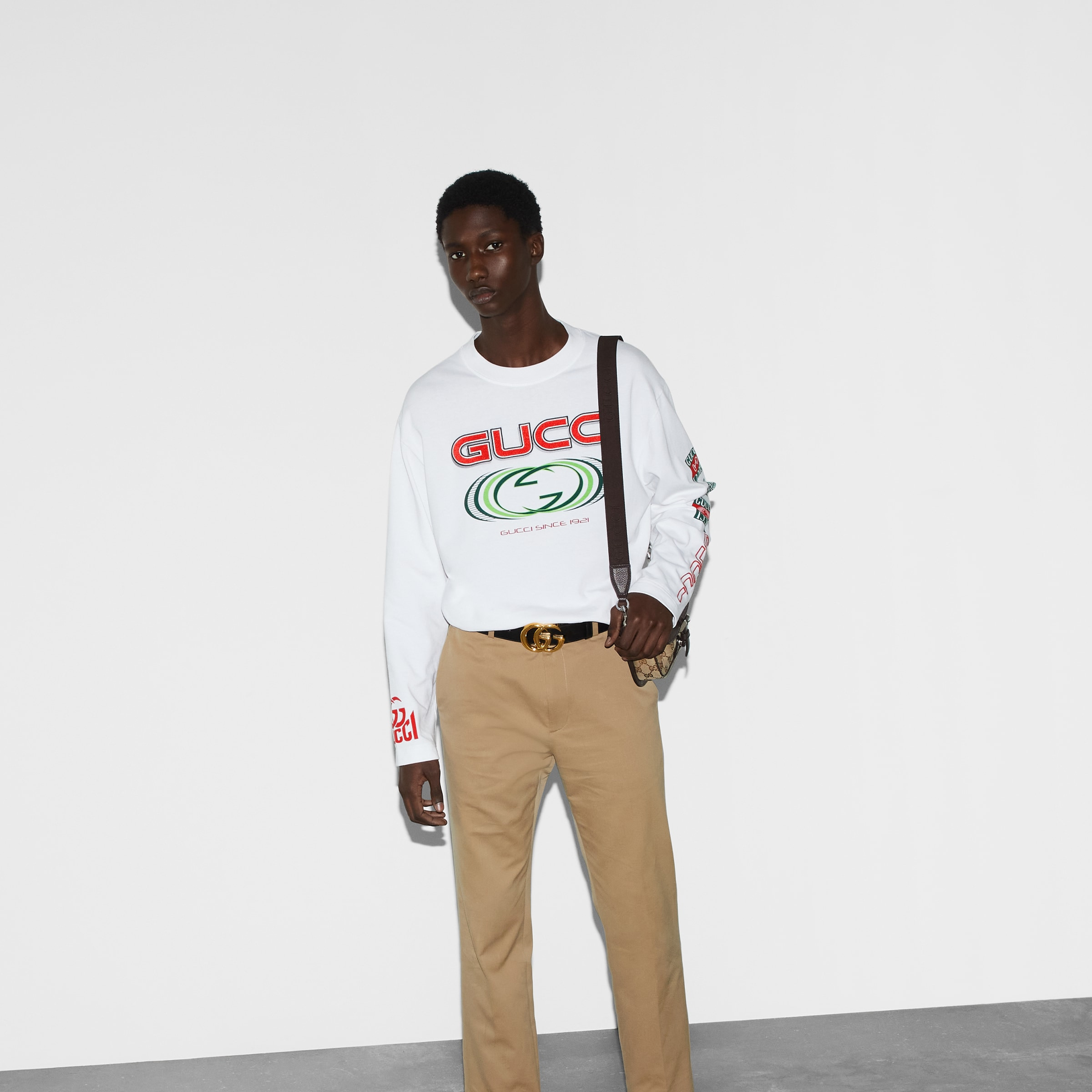 Cotton gabardine pant with Web - 6