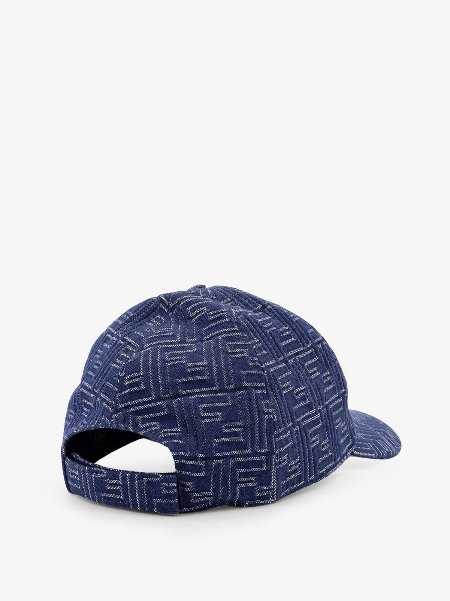 Fendi Ff Jacquard Denim Baseball Hat - 4