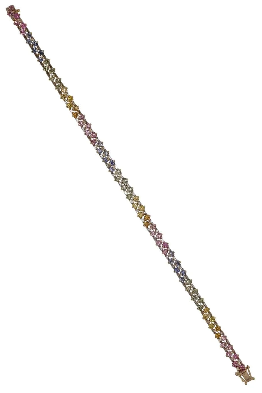 Pastel Sapphire Tennis Bracelet - 1