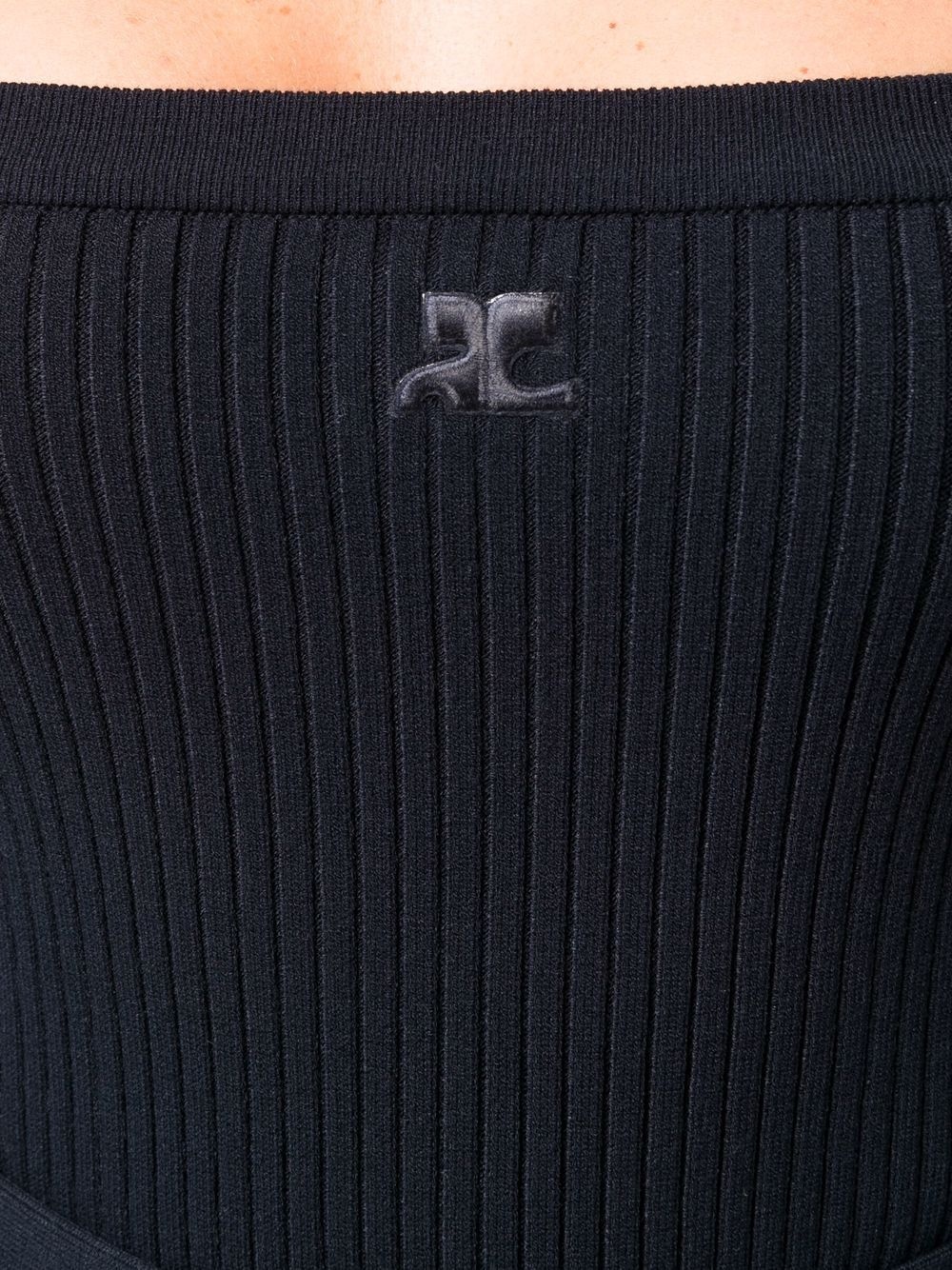 logo-embroidered tank top - 5