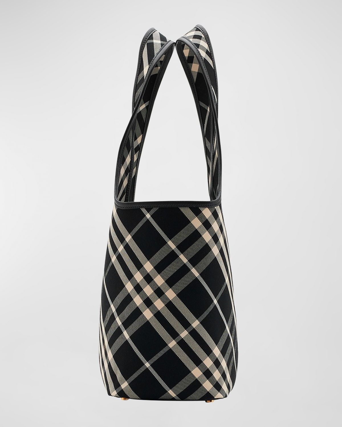 Burberry Small Check Canvas Tote Bag | neimanmarcus | REVERSIBLE