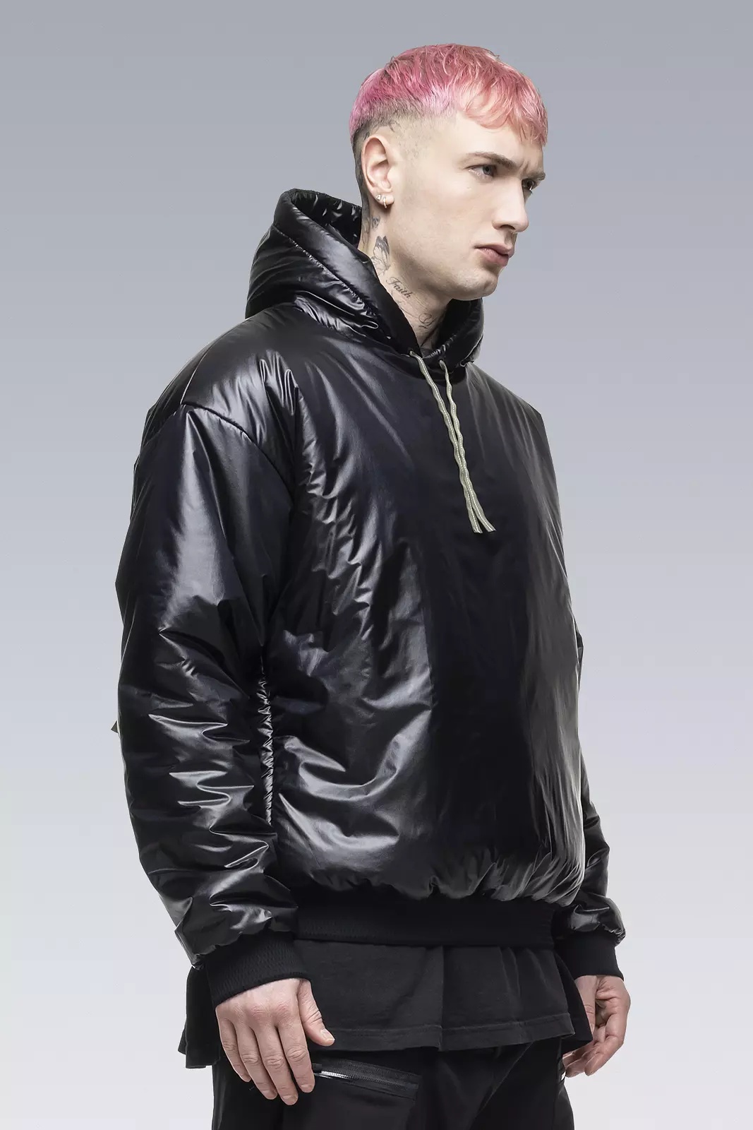 S31-PX HD Nylon PrimaLoft® Insulated Hooded Jacket Black - 2