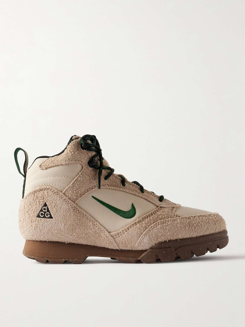 ACG Torre Mid Mesh and Brushed-Suede Sneakers - 1