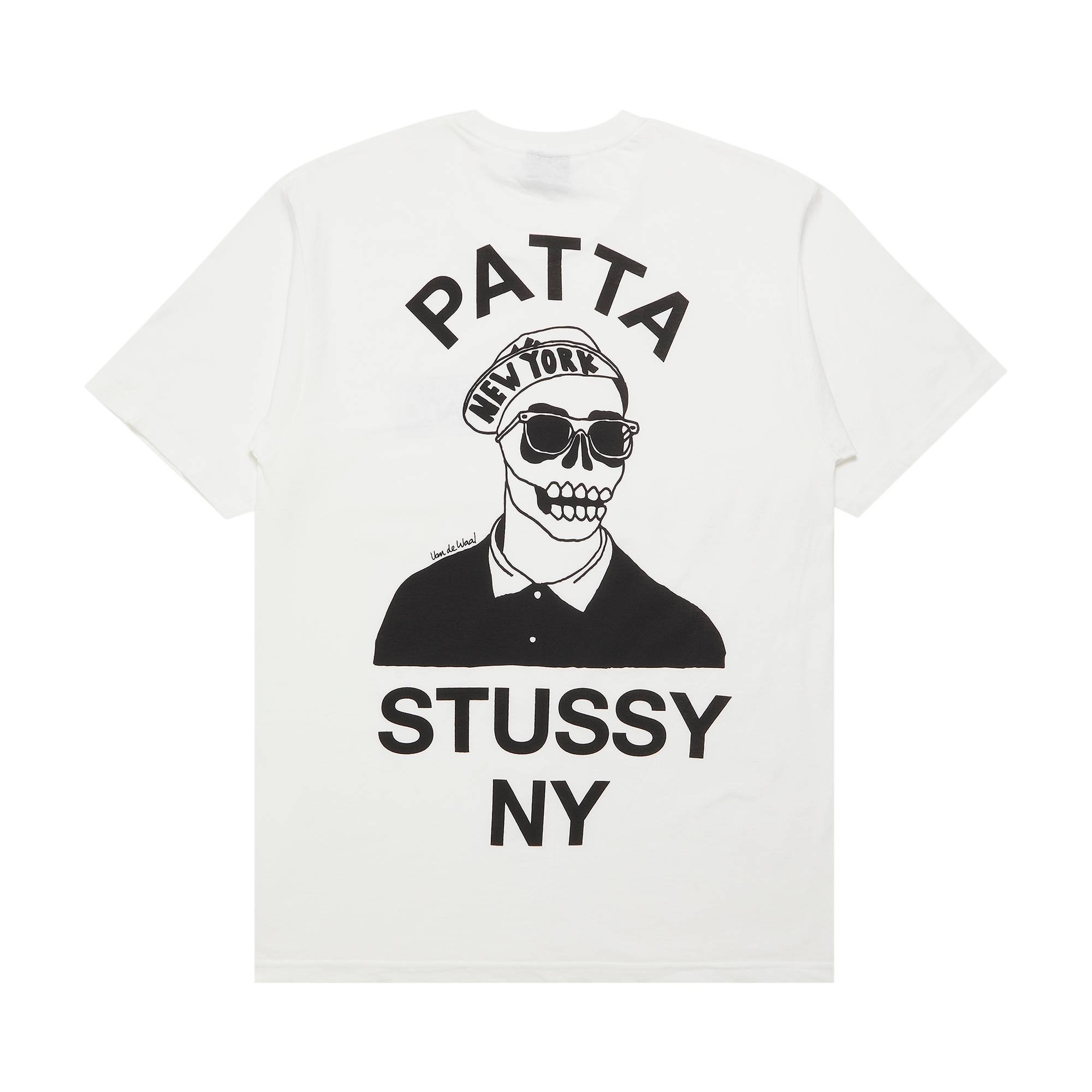 Stussy x Patta Skull NY tee 'White' - 2