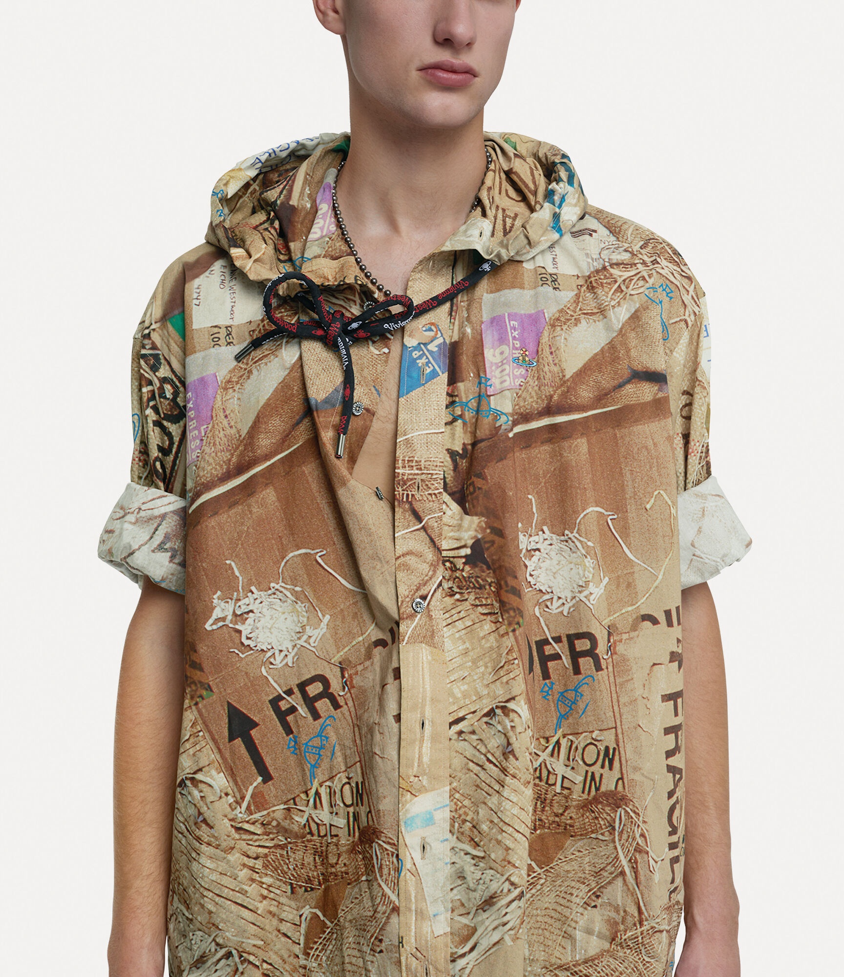 Vivienne Westwood RIB HOODIE SHIRT | REVERSIBLE