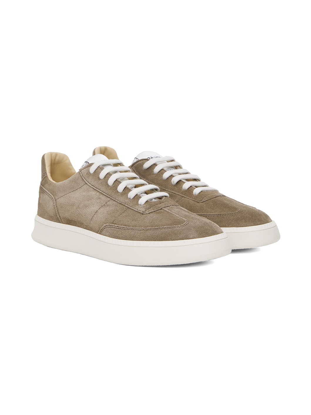 Brown Smash Low Suede Sneakers - 4