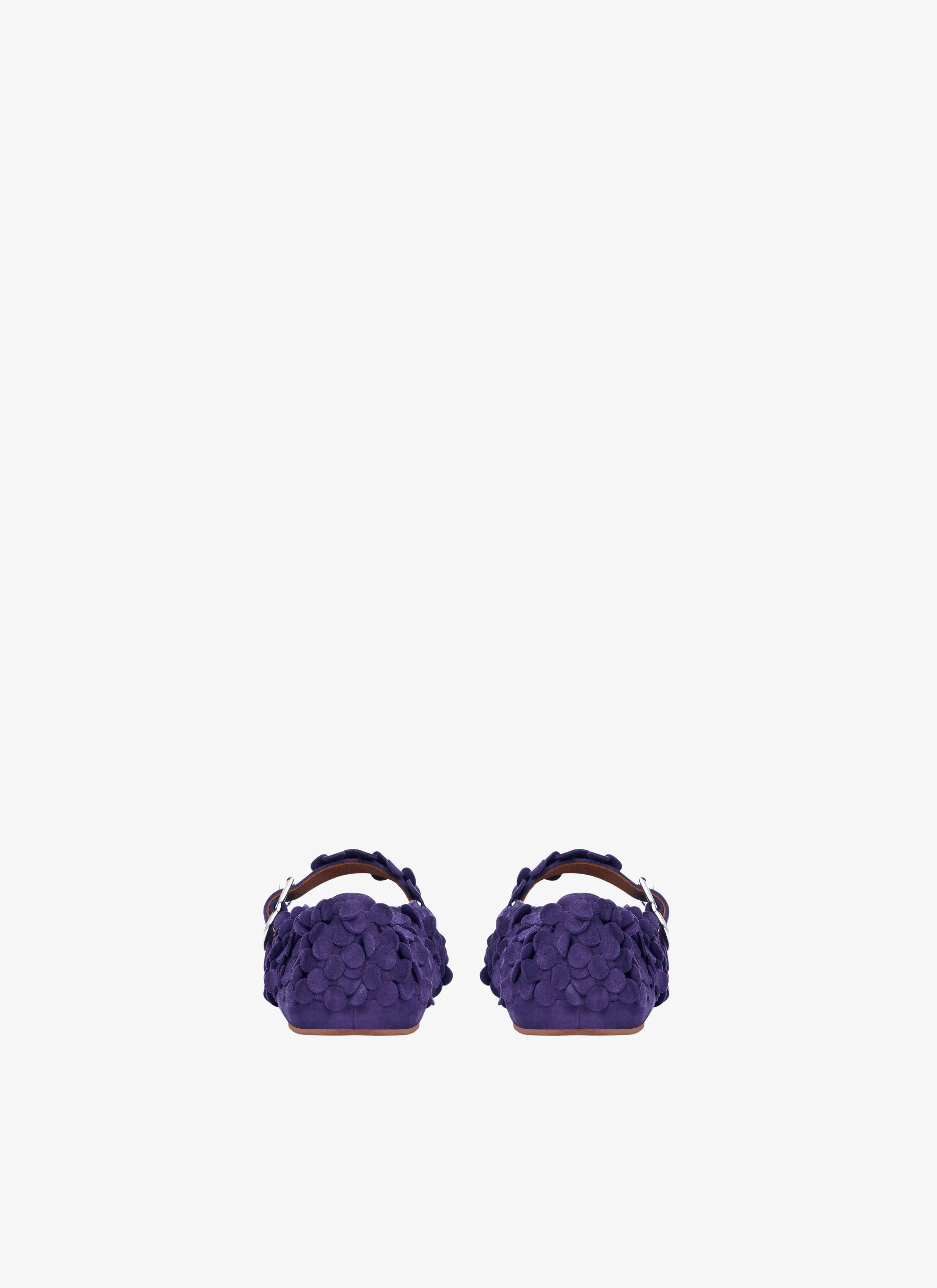 SUEDE GOATSKIN BALLET FLATS - 3