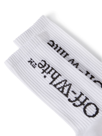Off-White Big Logo Bksh Mid Calf Socks outlook