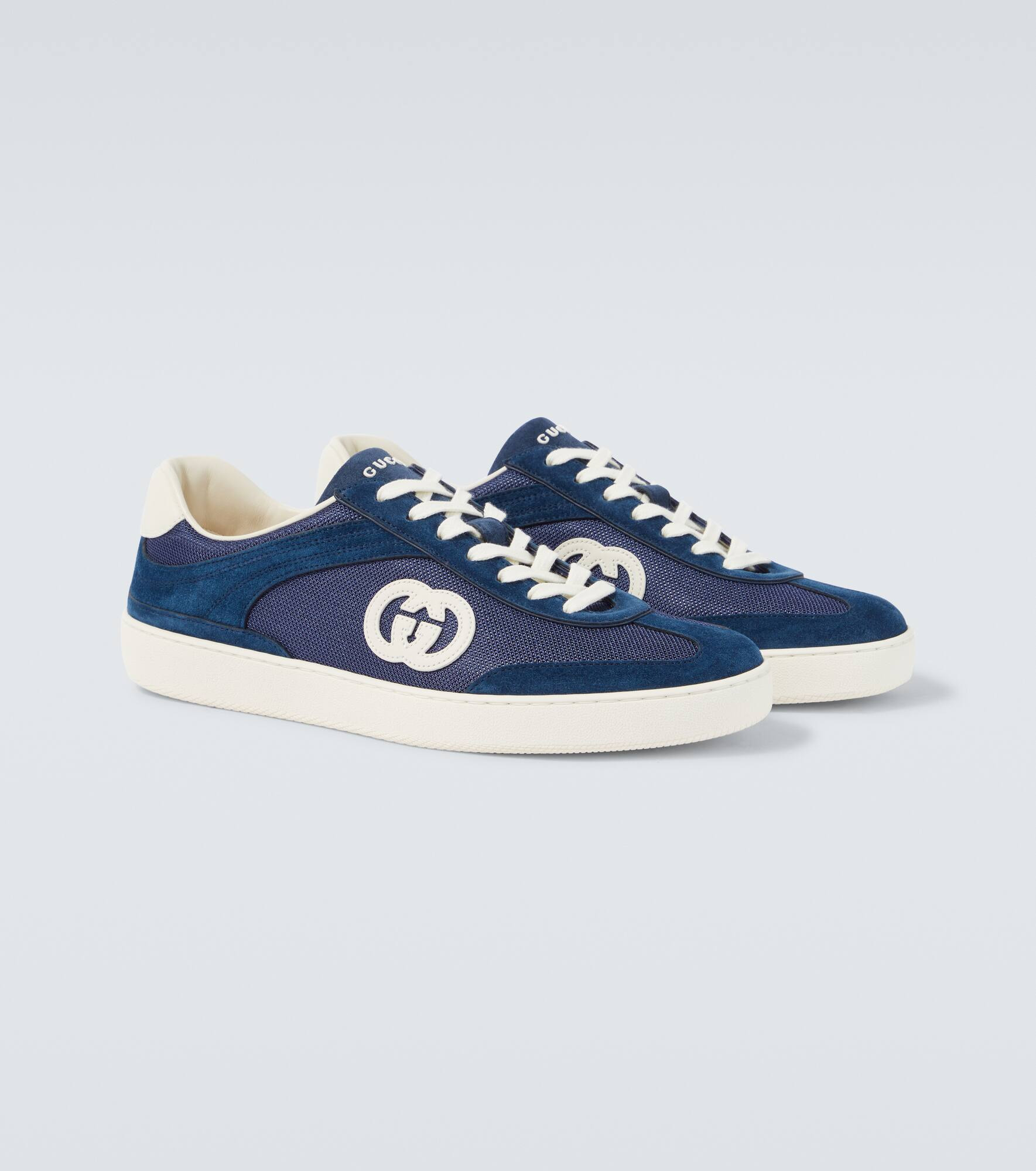 G75 suede and canvas sneakers - 5
