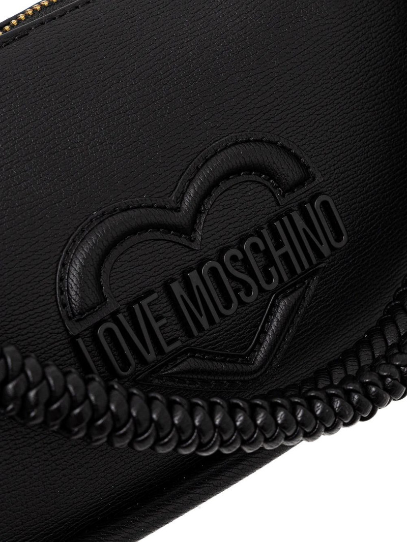 logo-detail braided-handle tote bag 4