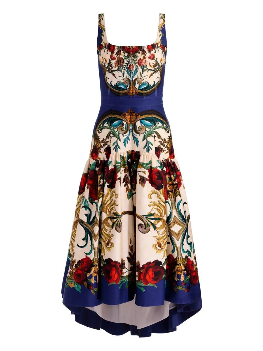Alice + Olivia Printed Midi Dress - 1