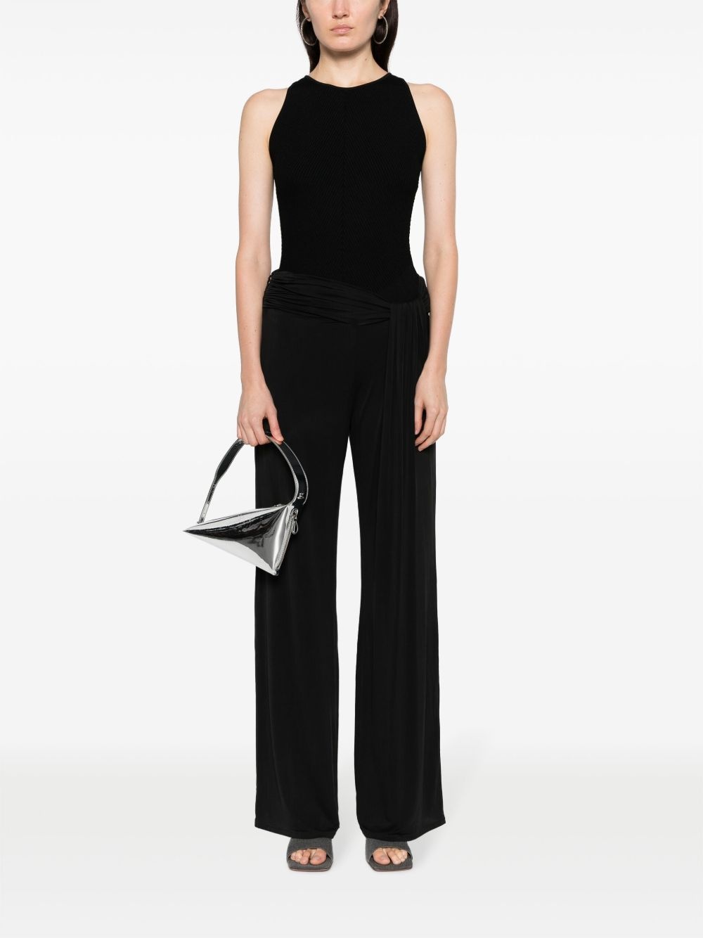sleeveless round-neck bodysuit - 2