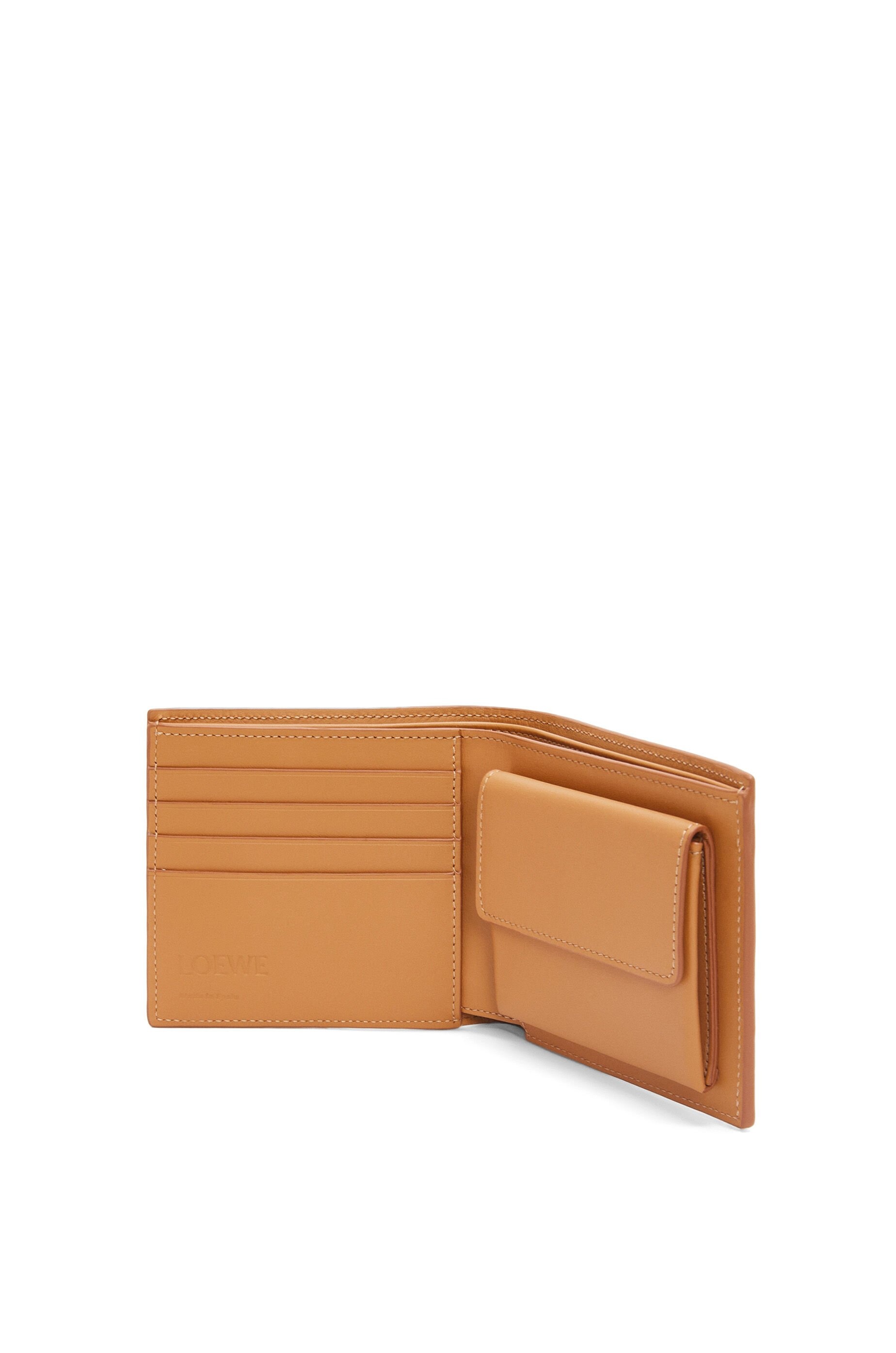 Bifold coin wallet in silk calfskin - 3