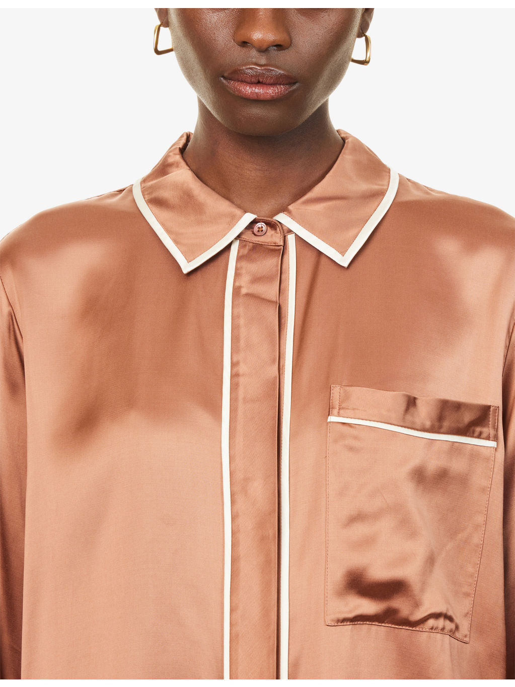 Sleepover Long-Sleeves Woven Pyjama Top - 5