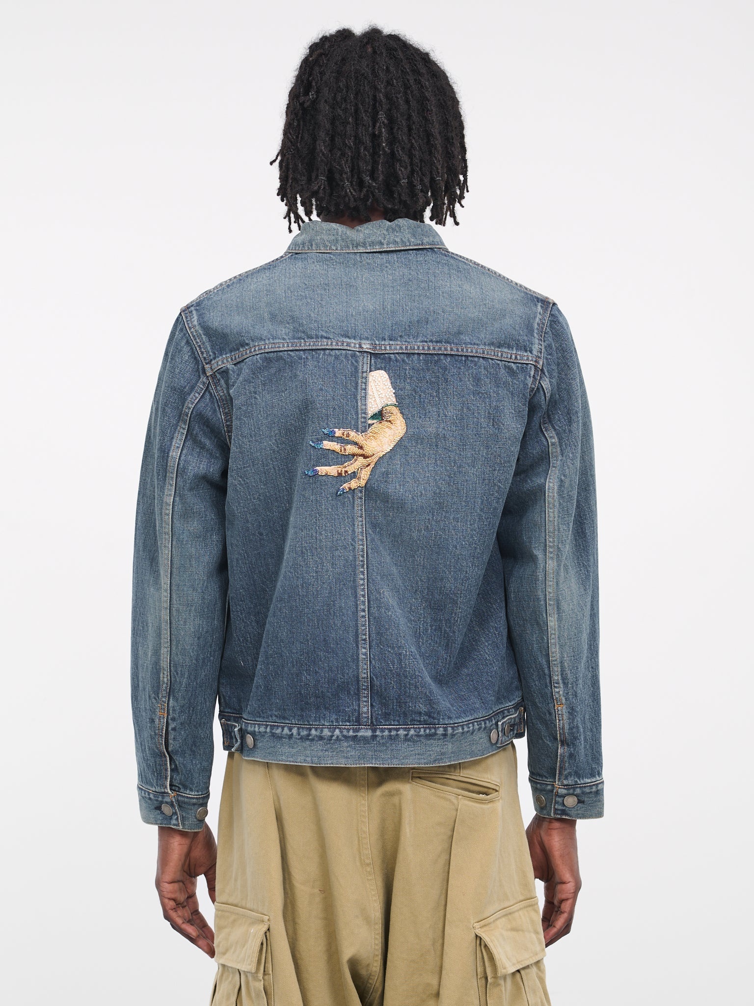 UNDERCOVER Hand Denim Jacket | hlorenzo | REVERSIBLE