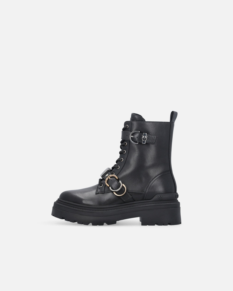 PINKO COMBAT BOOTS WITH METAL INSERTS outlook