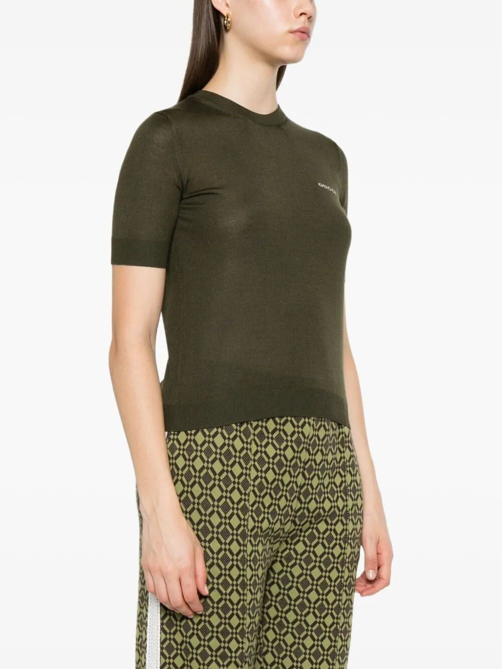 Gucci Women Short Sleeve Crew-Neck Top - 4