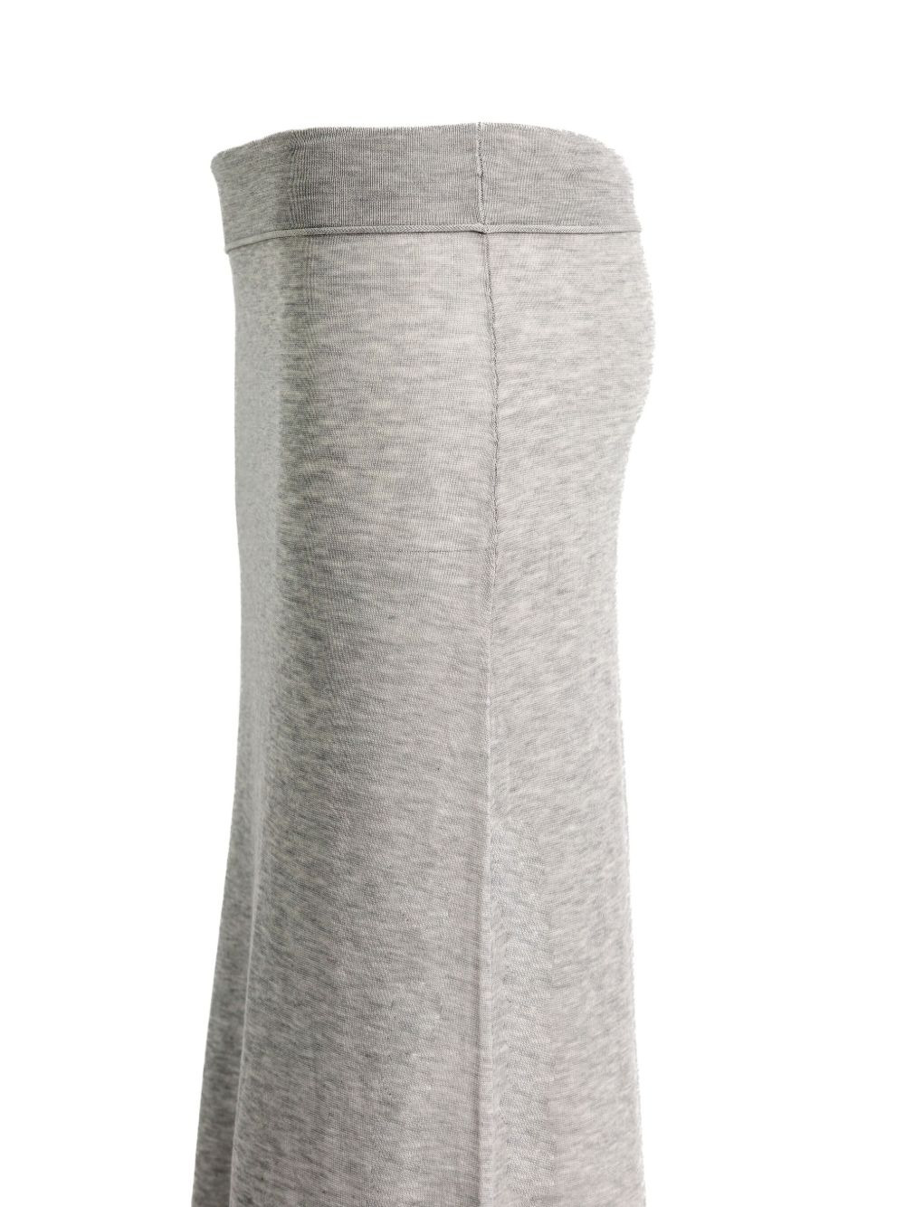 ribbed-knit maxi skirt - 3