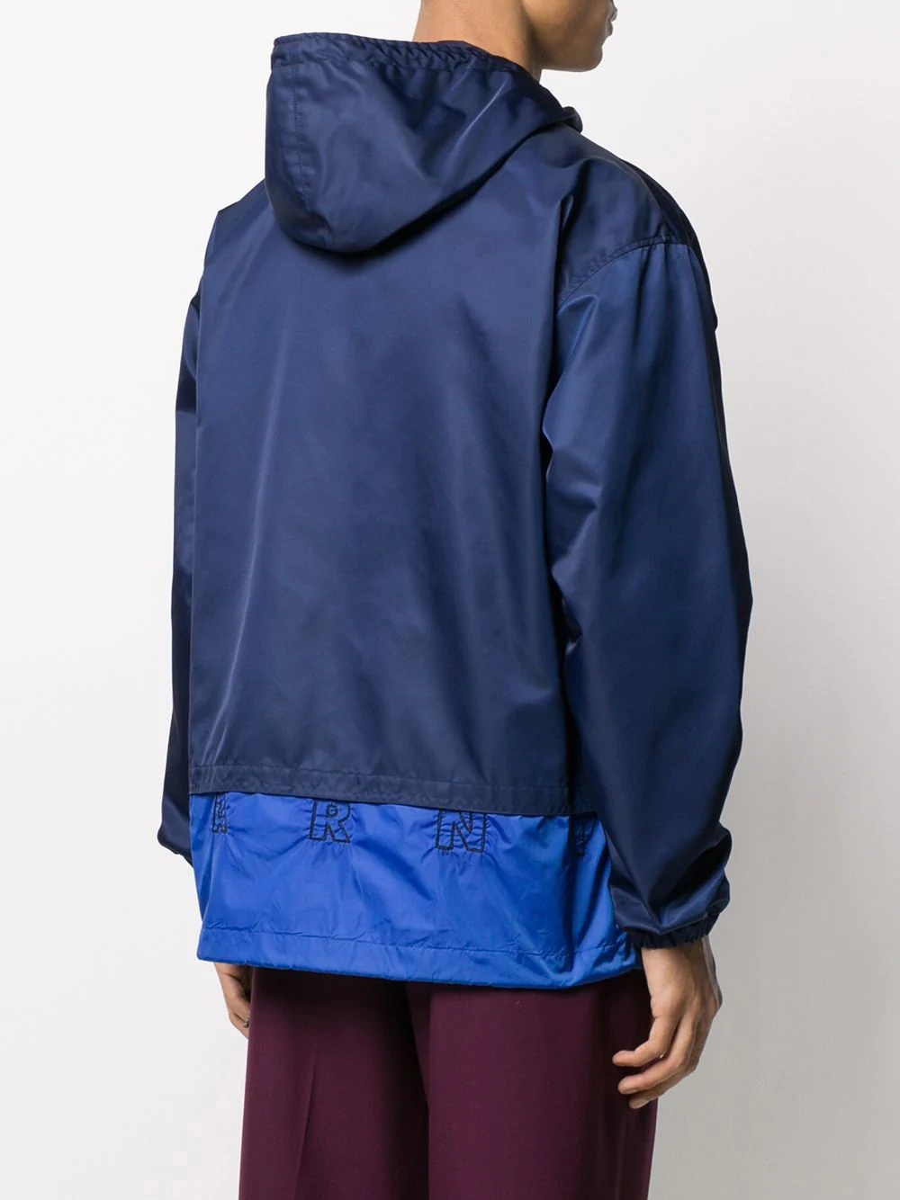 colour block lightweight jacket - 4