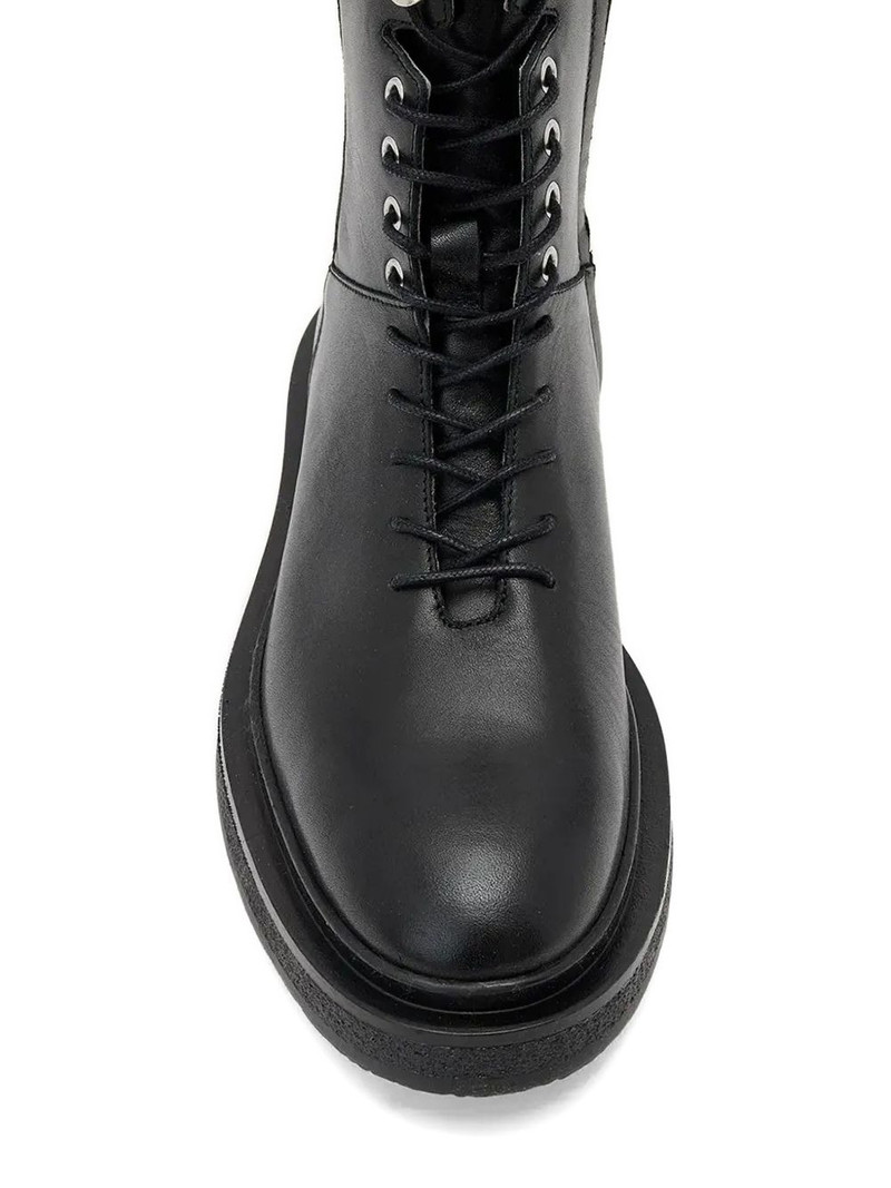 Escher lace-up zip combat boots 5