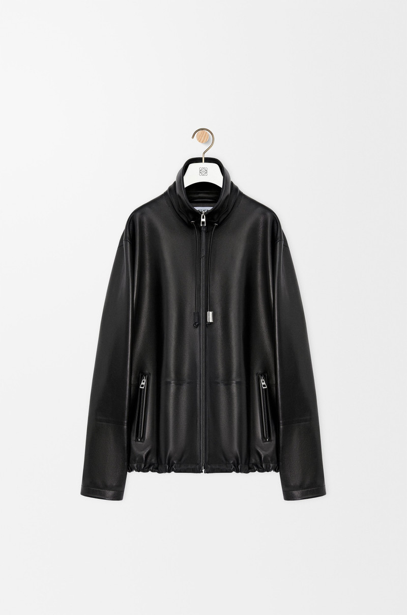 Zip-up jacket in nappa lambskin 1