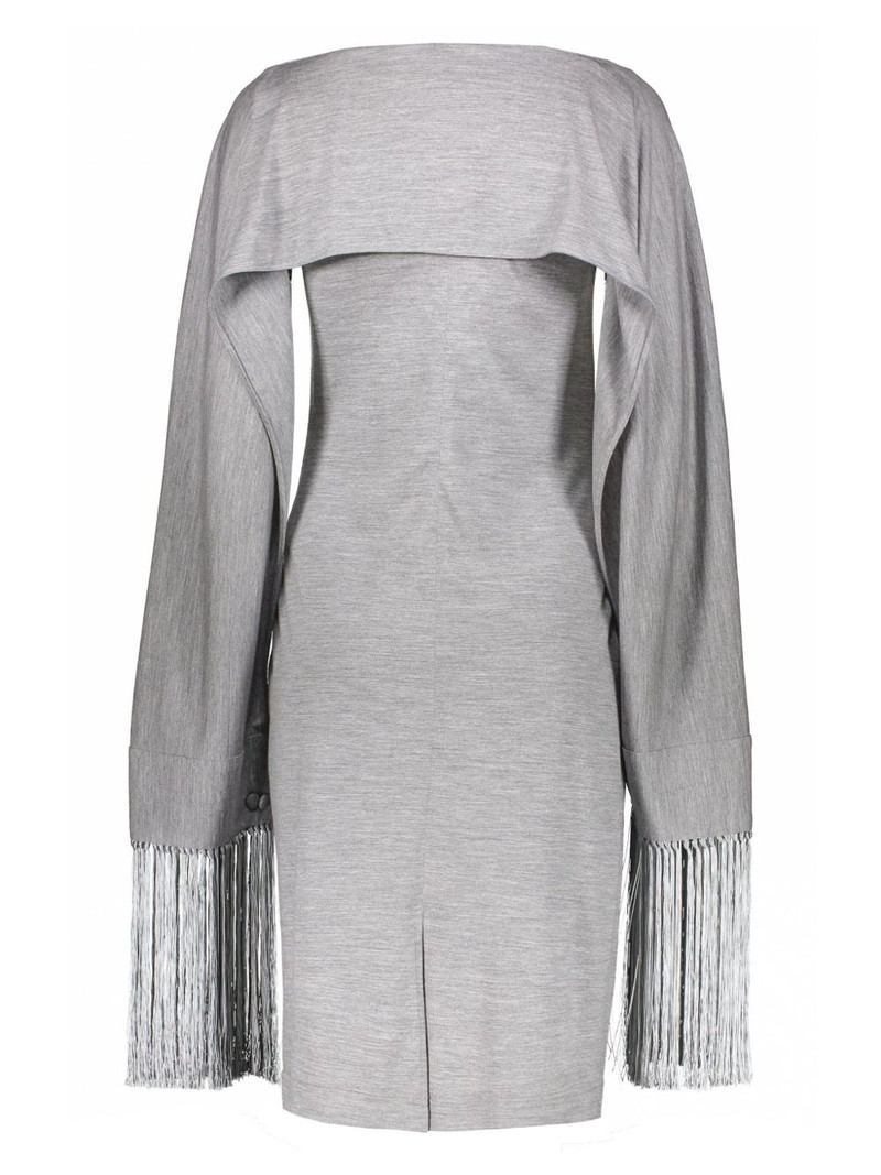 Burberry fringed-detail mini dress outlook