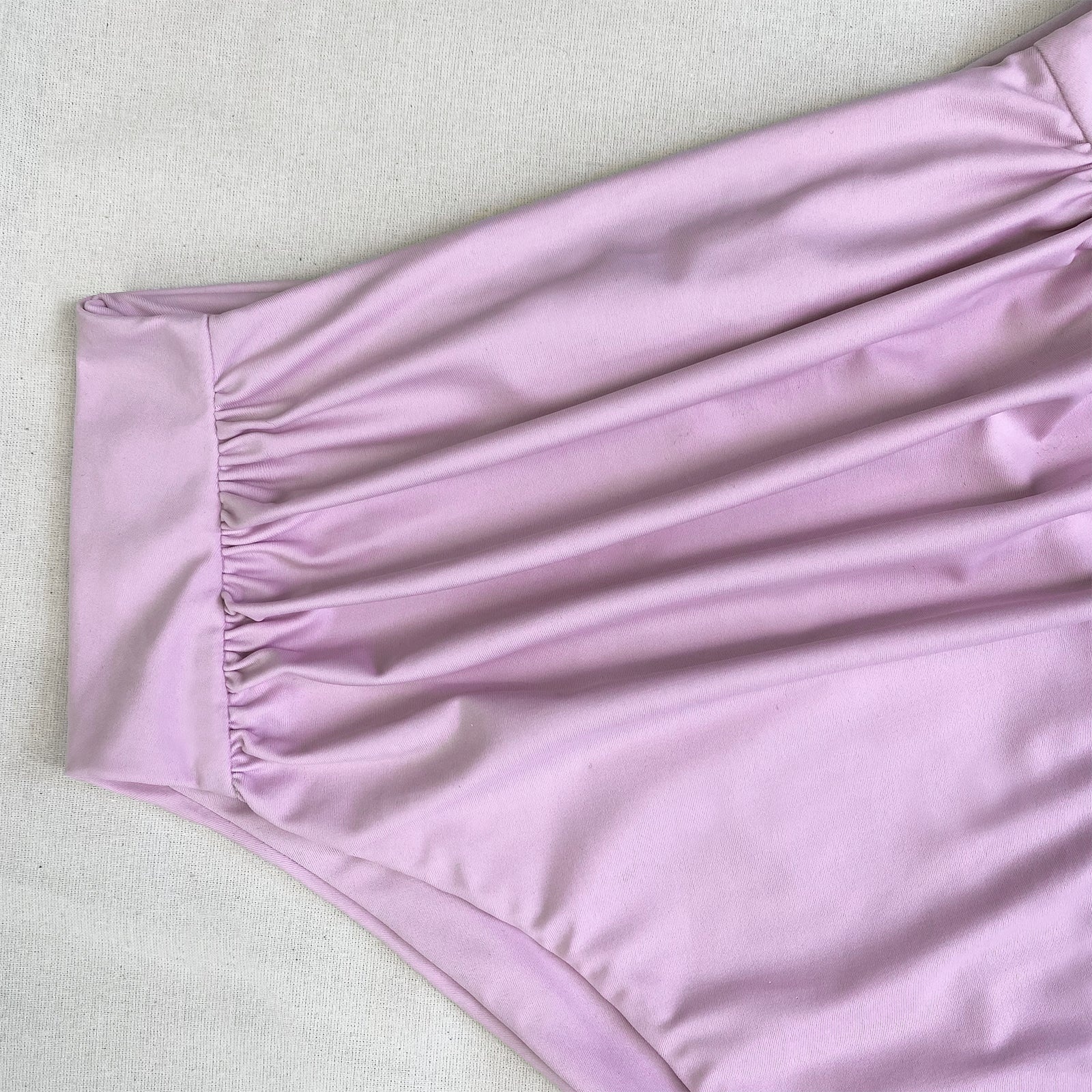 Lilac High Waisted Bikini Brief - 4