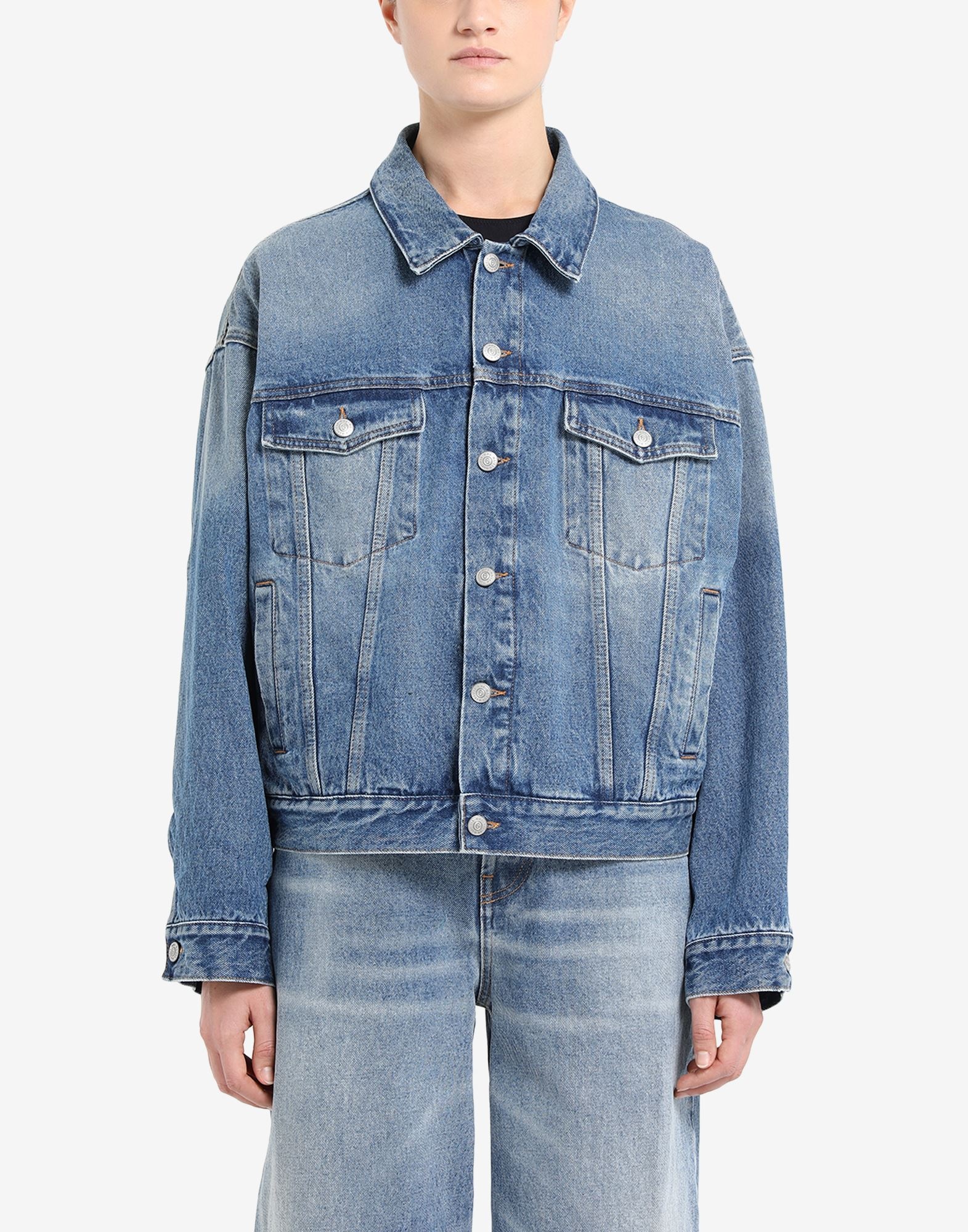 Oversized denim jacket - 5
