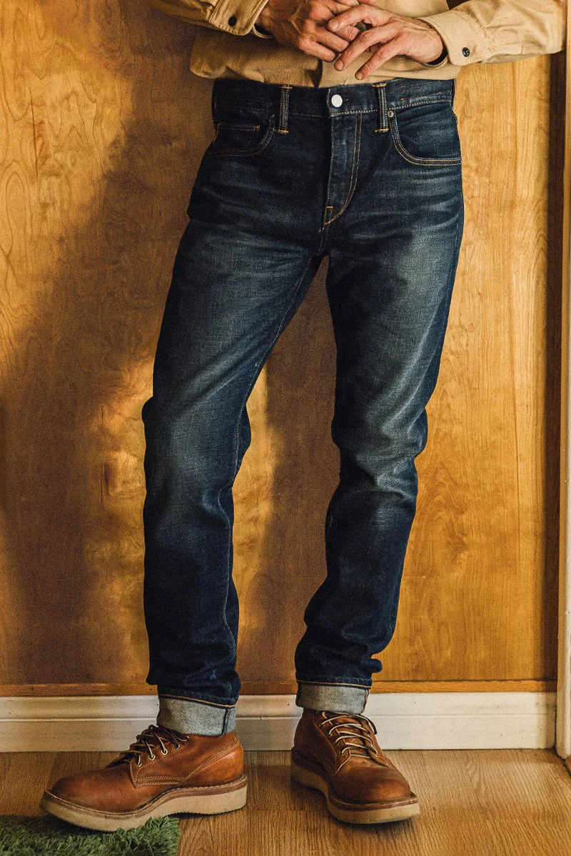 The Scissors Slim tapered - Jett 14oz Selvedge - 1