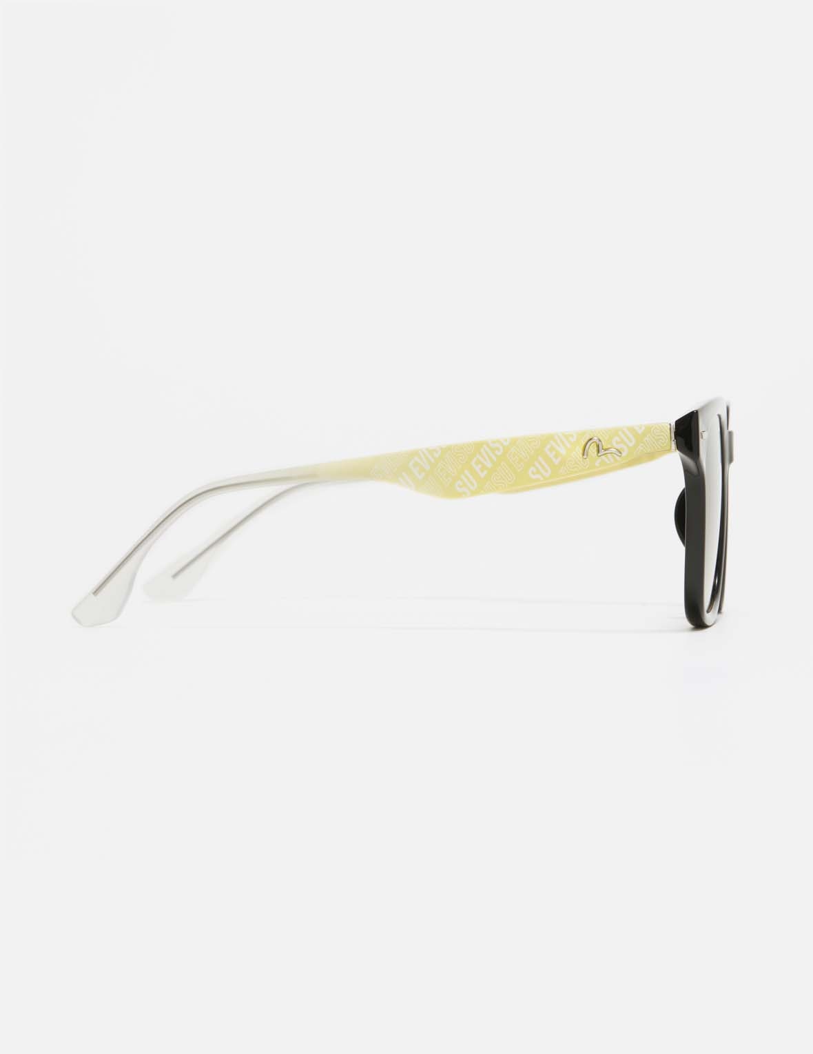 MONOGRAM PRINT TEMPLE SQUARE SUNGLASSES - 5