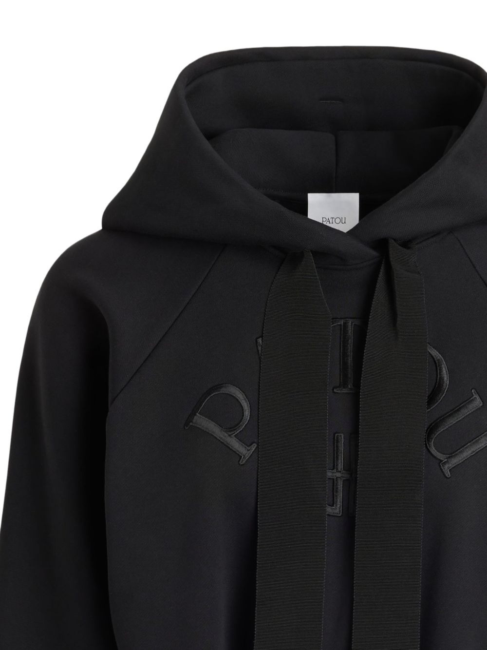 logo-embroidered hoodie - 2
