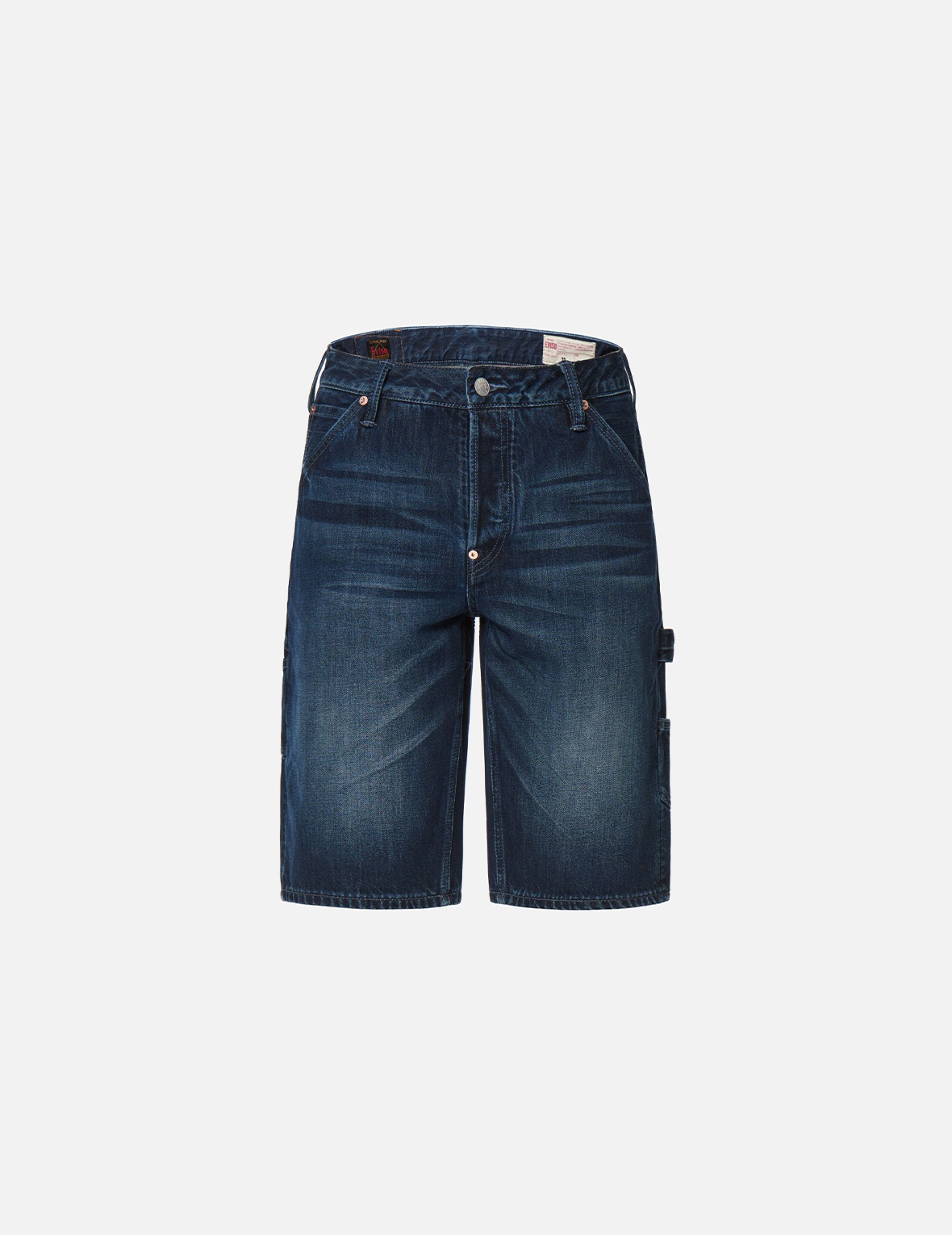 TWO-TONE SEAGULL DENIM SHORTS - 1