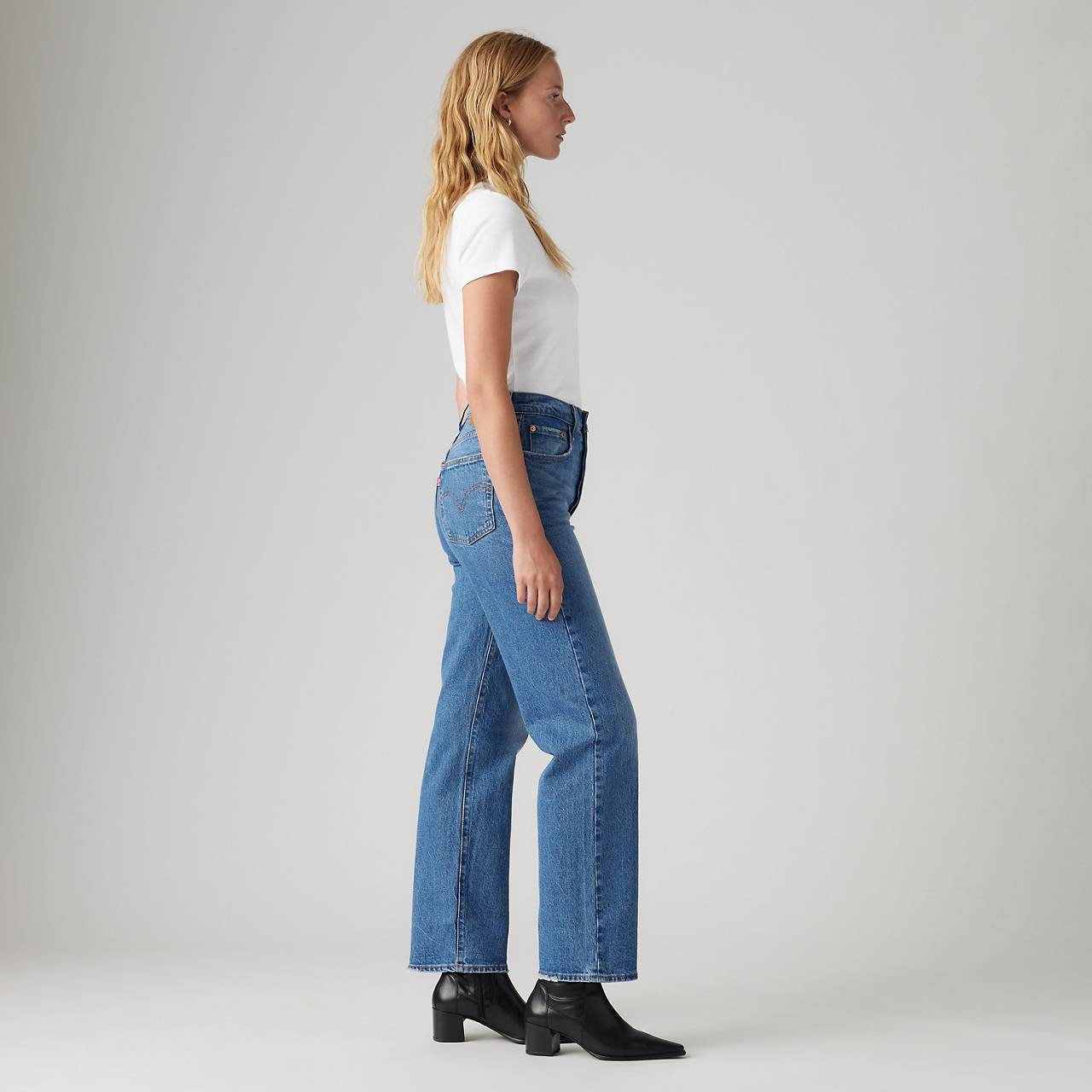 RIBCAGE STRAIGHT ANKLE WOMEN'S JEANS - 6