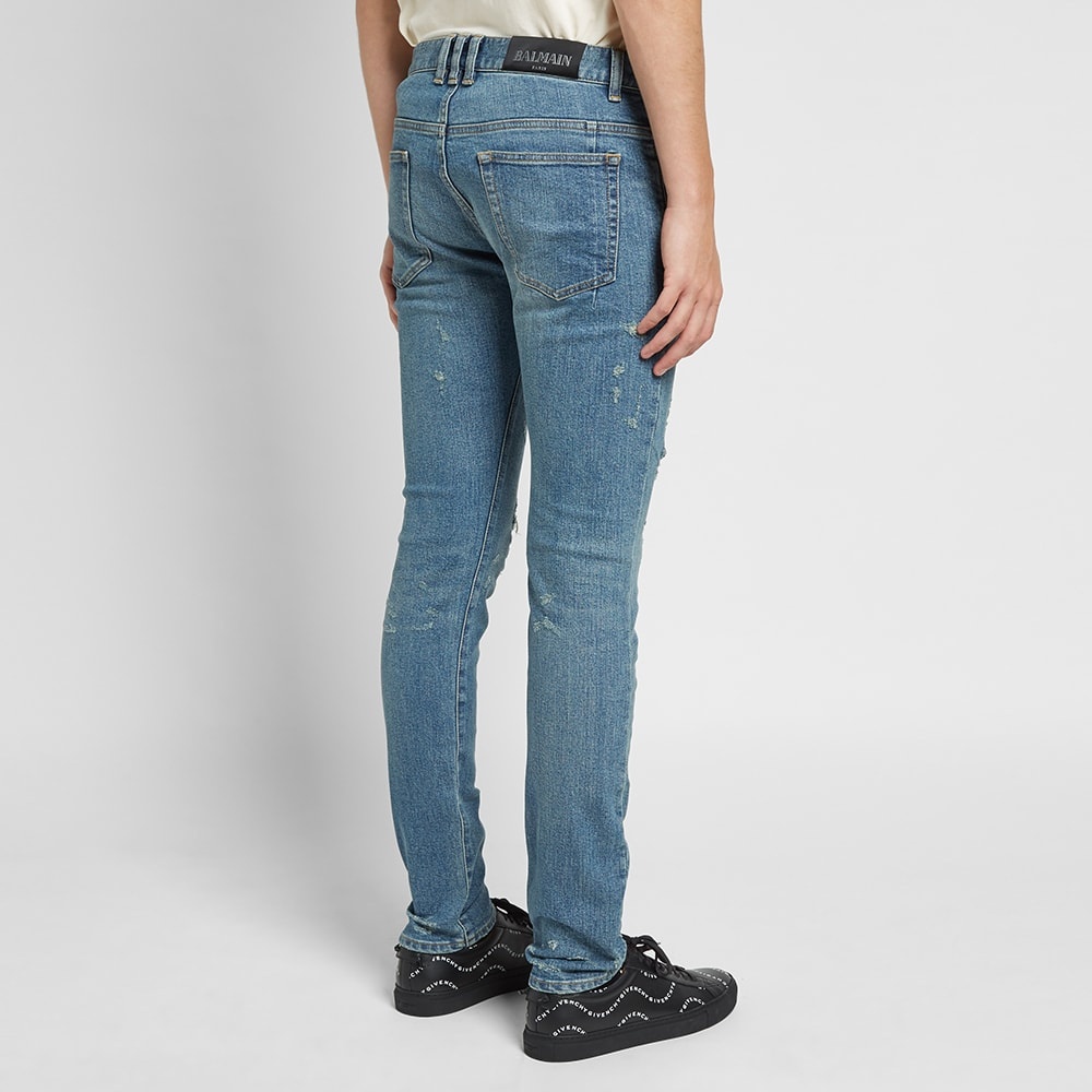 Balmain Destroyed Slim Jean - 7