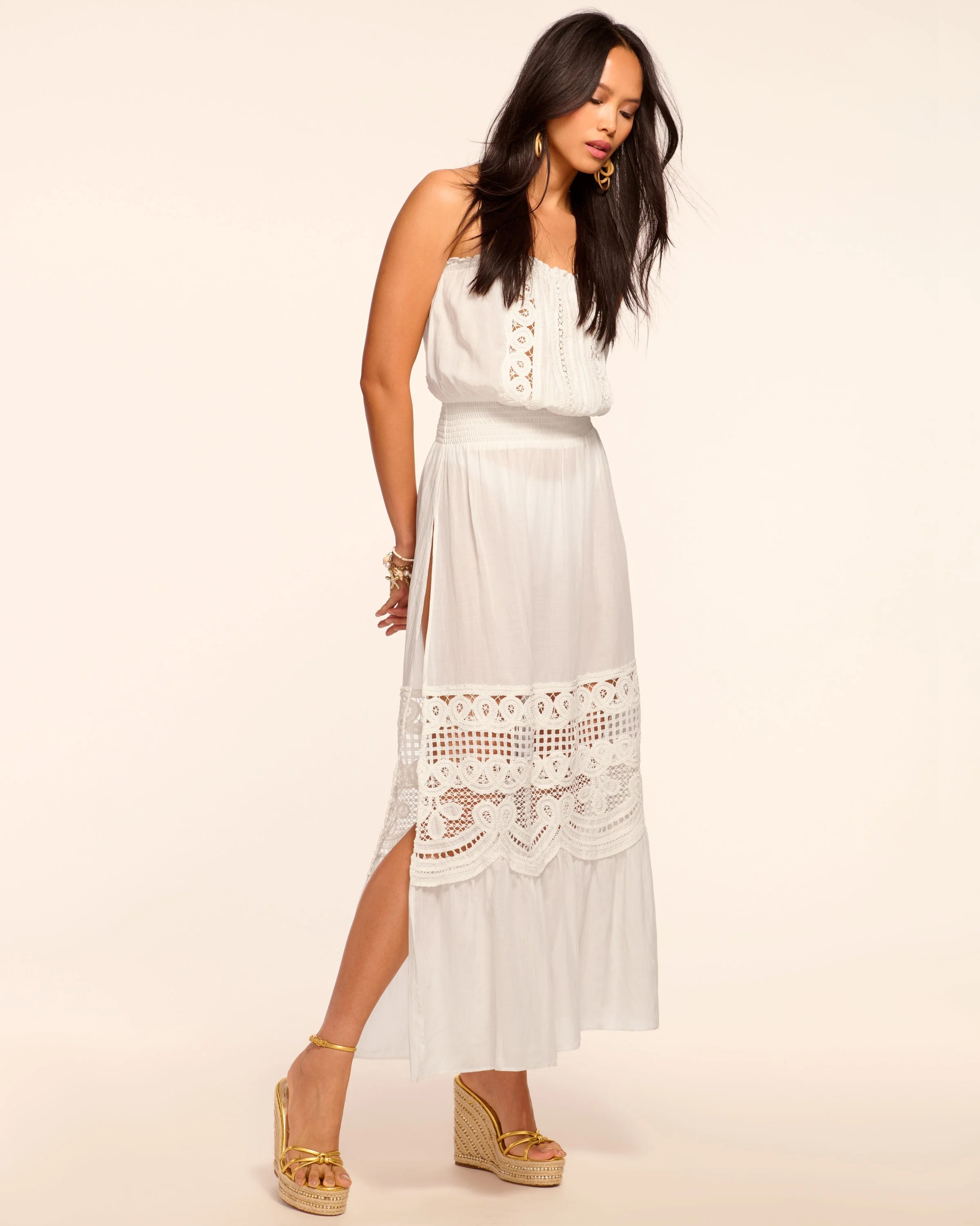 Cambridge Strapless Coverup Maxi Dress - 1