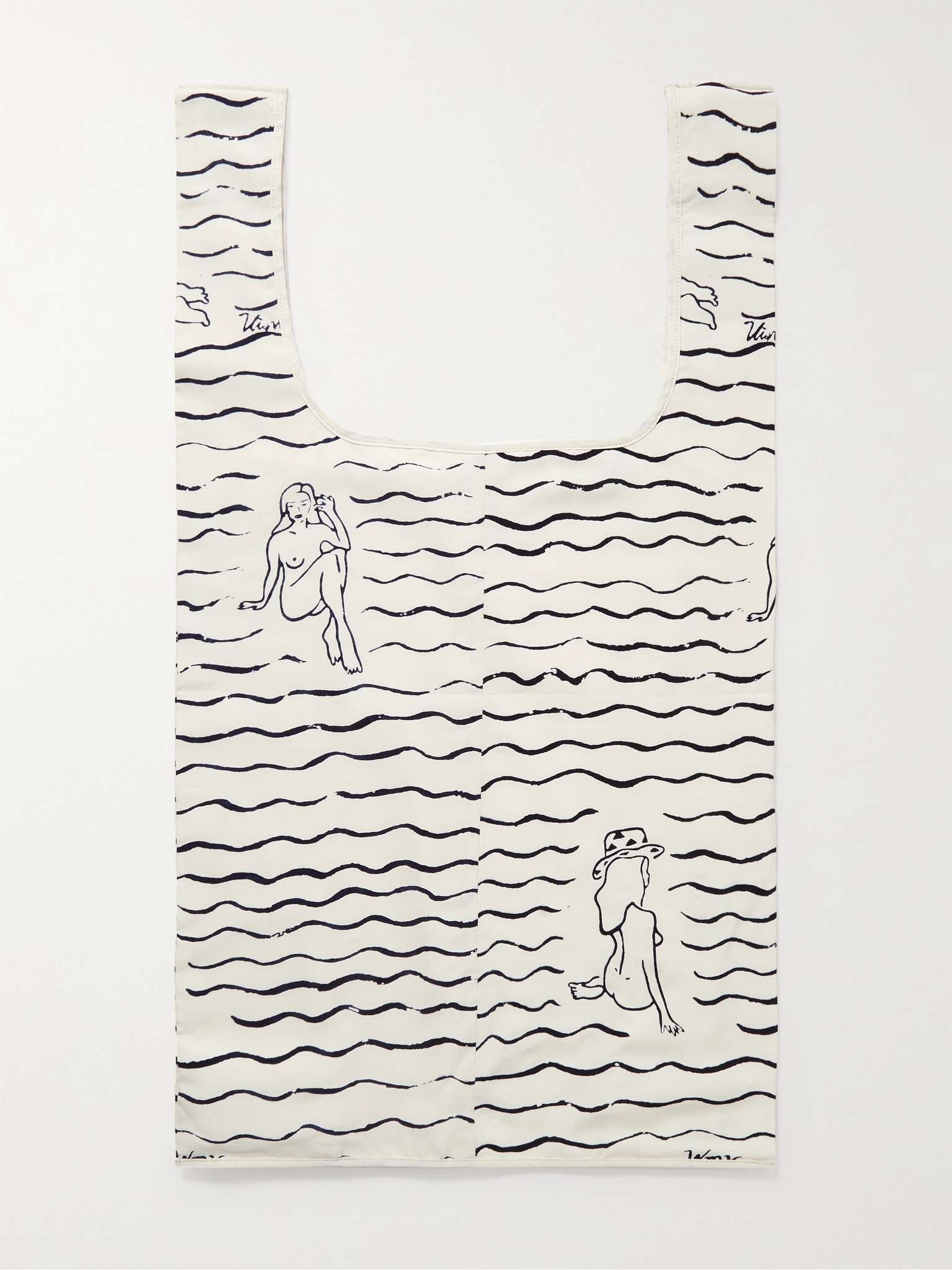 Printed Cotton Tote Bag - 4