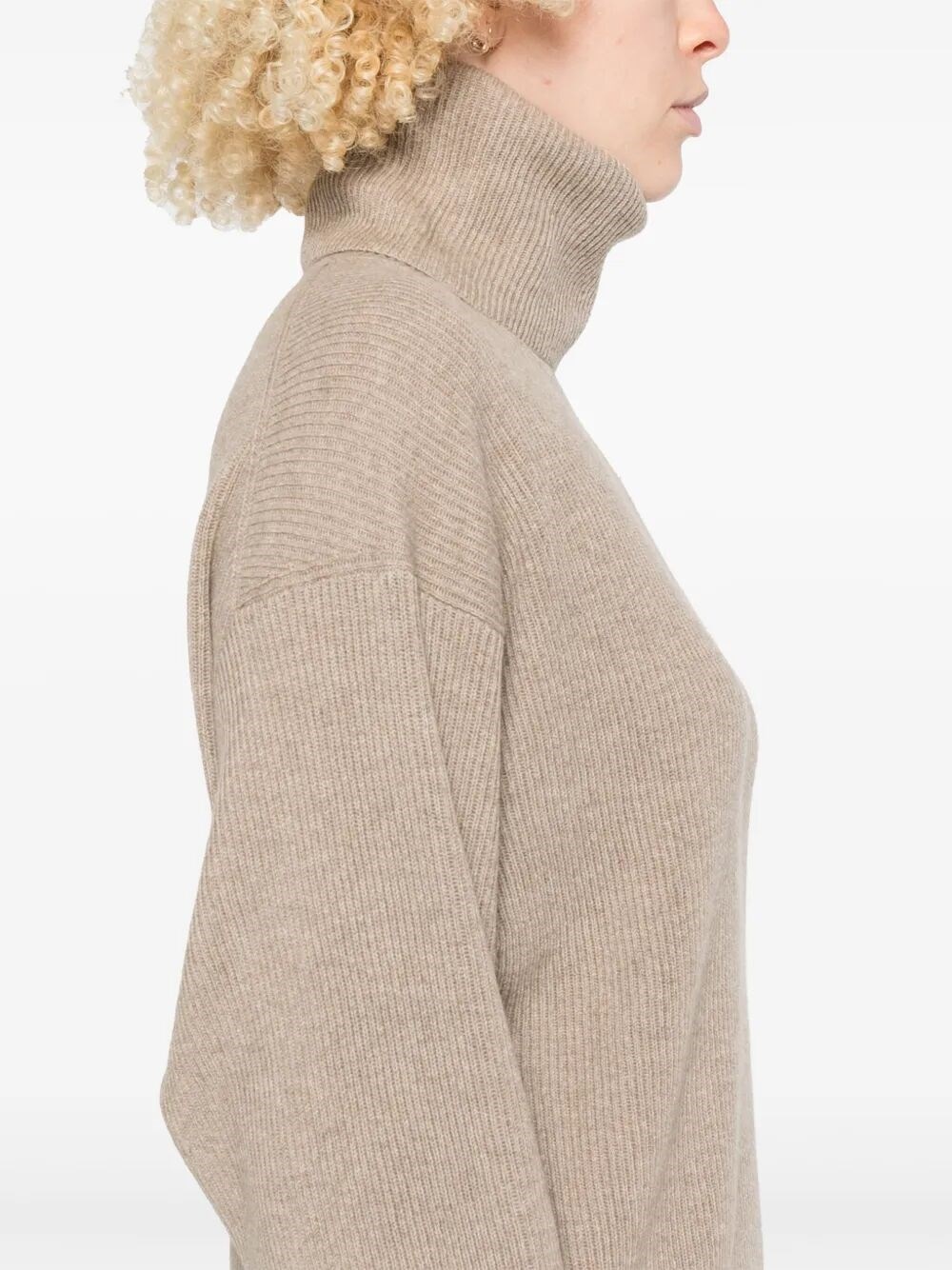 English Rib Turtle-Neck Sweater - 5