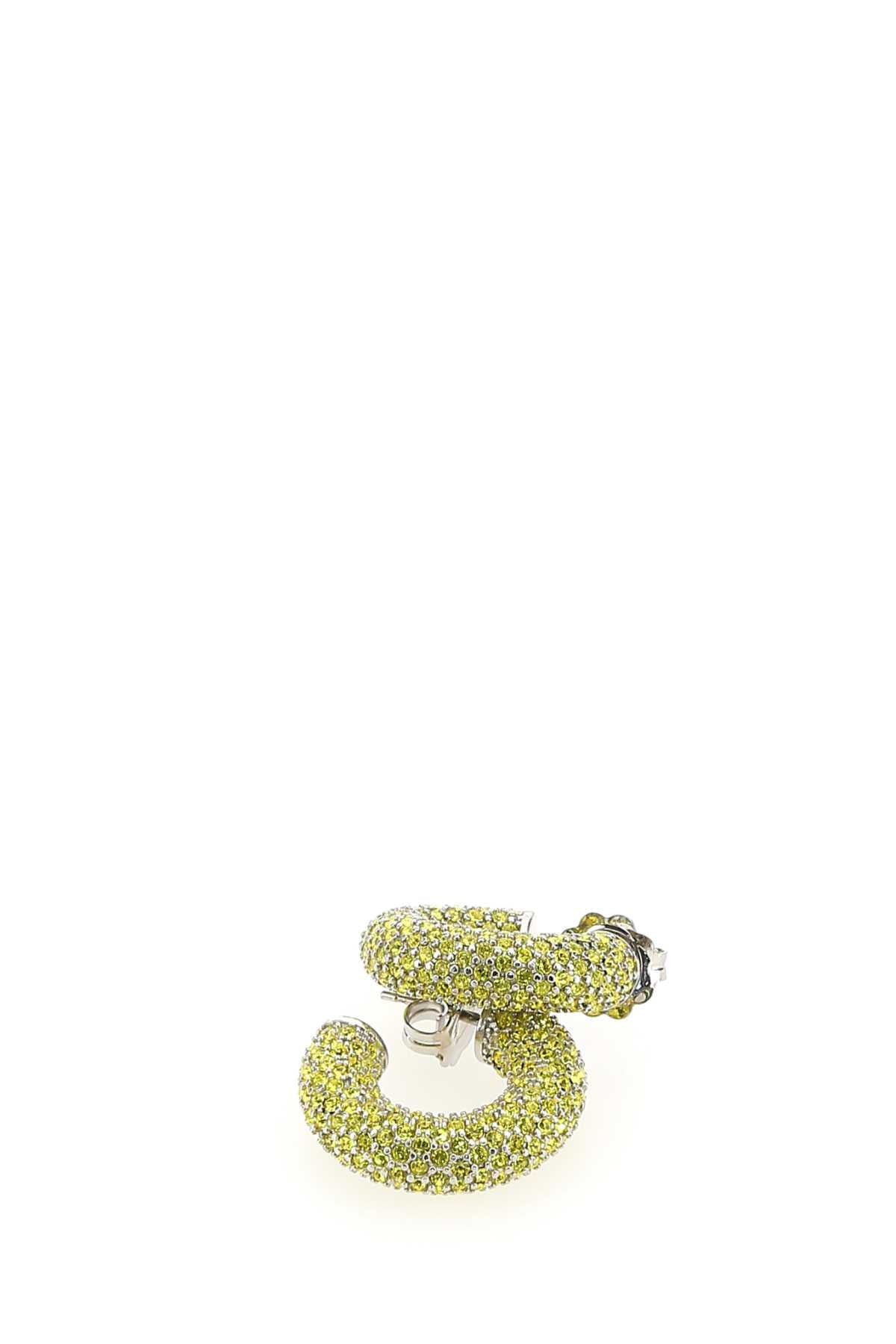 Amina Muaddi Women Embellished Metal Mini Cameron Earrings - 2