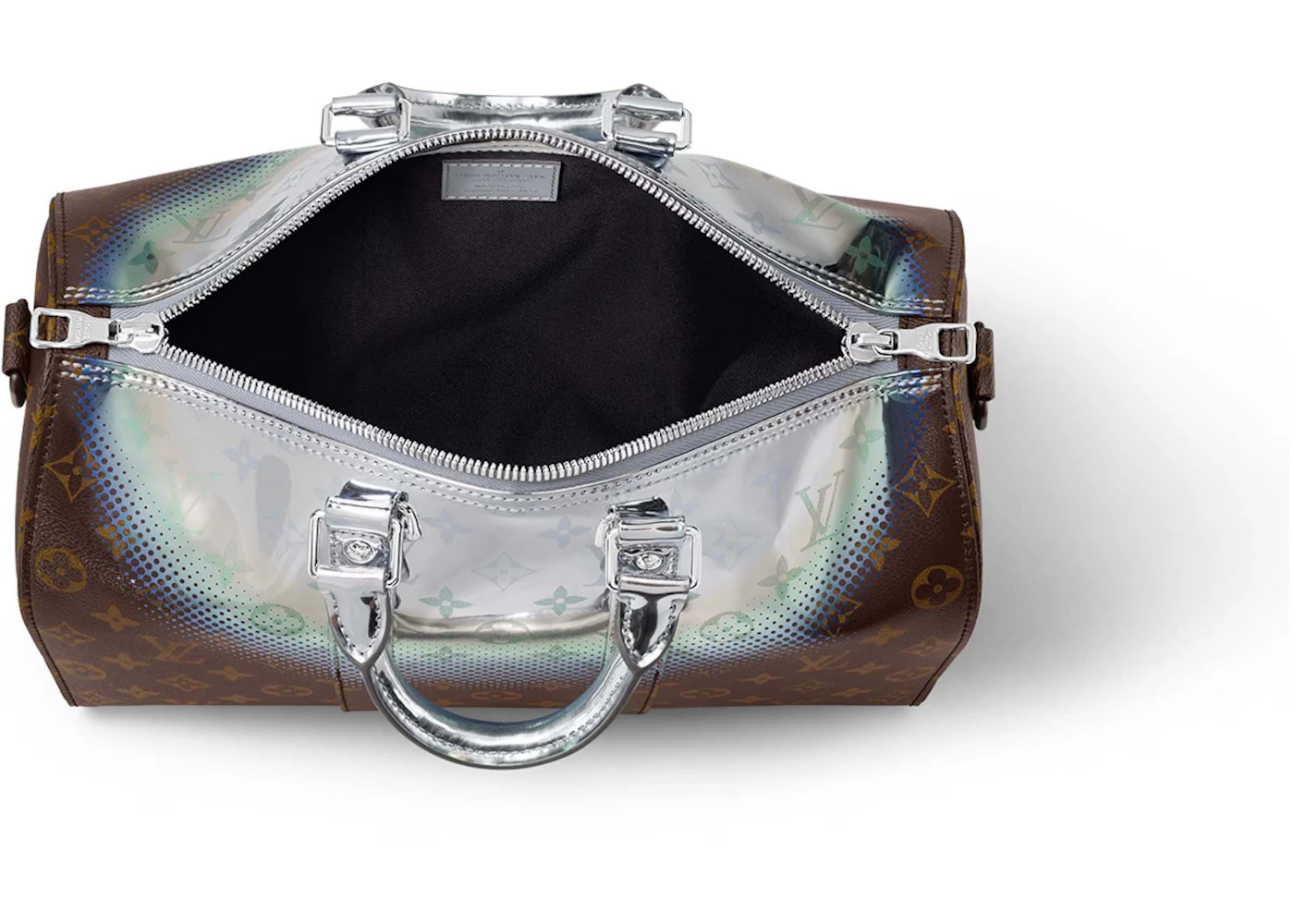 Louis Vuitton Keepall Bandouliere 35 Metallic Nebula coated canvas - 3