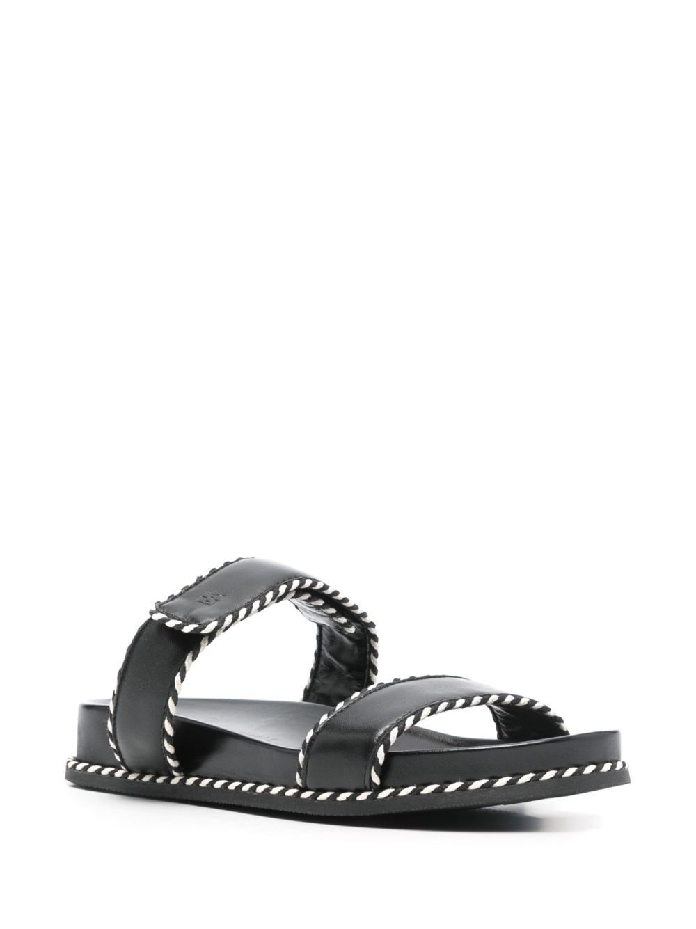 leather slides - 2