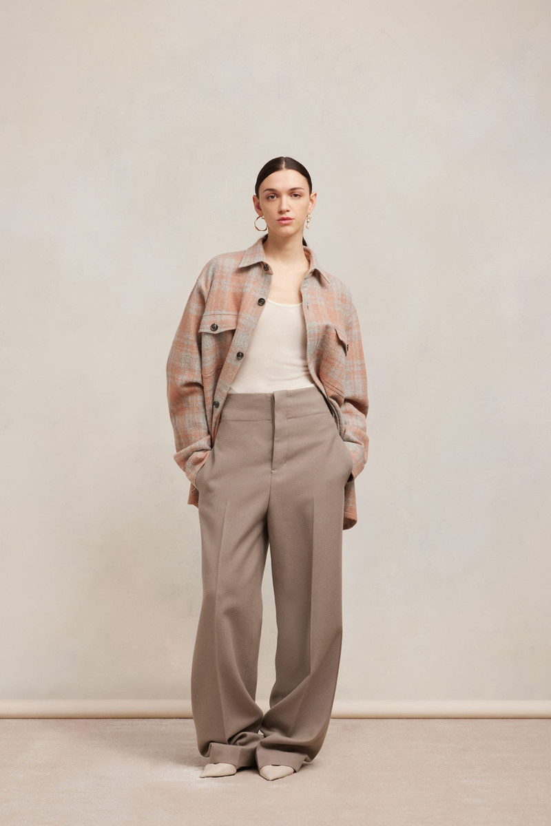 AMI Paris Oversize Overshirt With Chest Pockets outlook