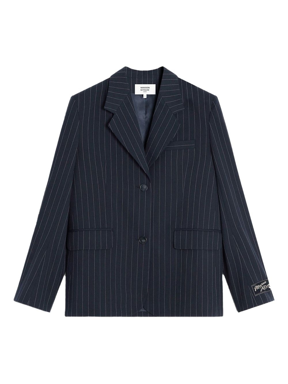 striped blazer - 1