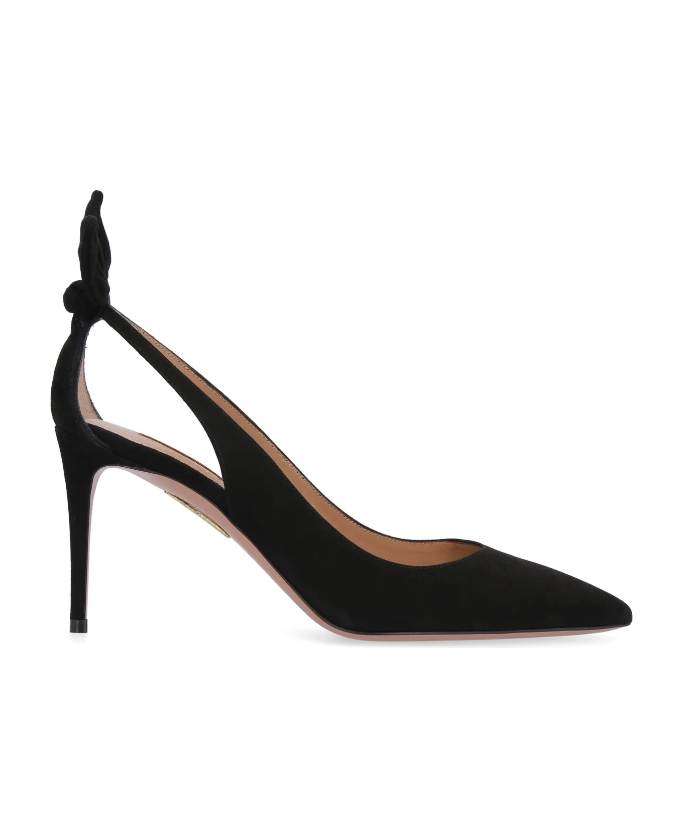 Deneuve Suede Ponty-toe Pumps - 1