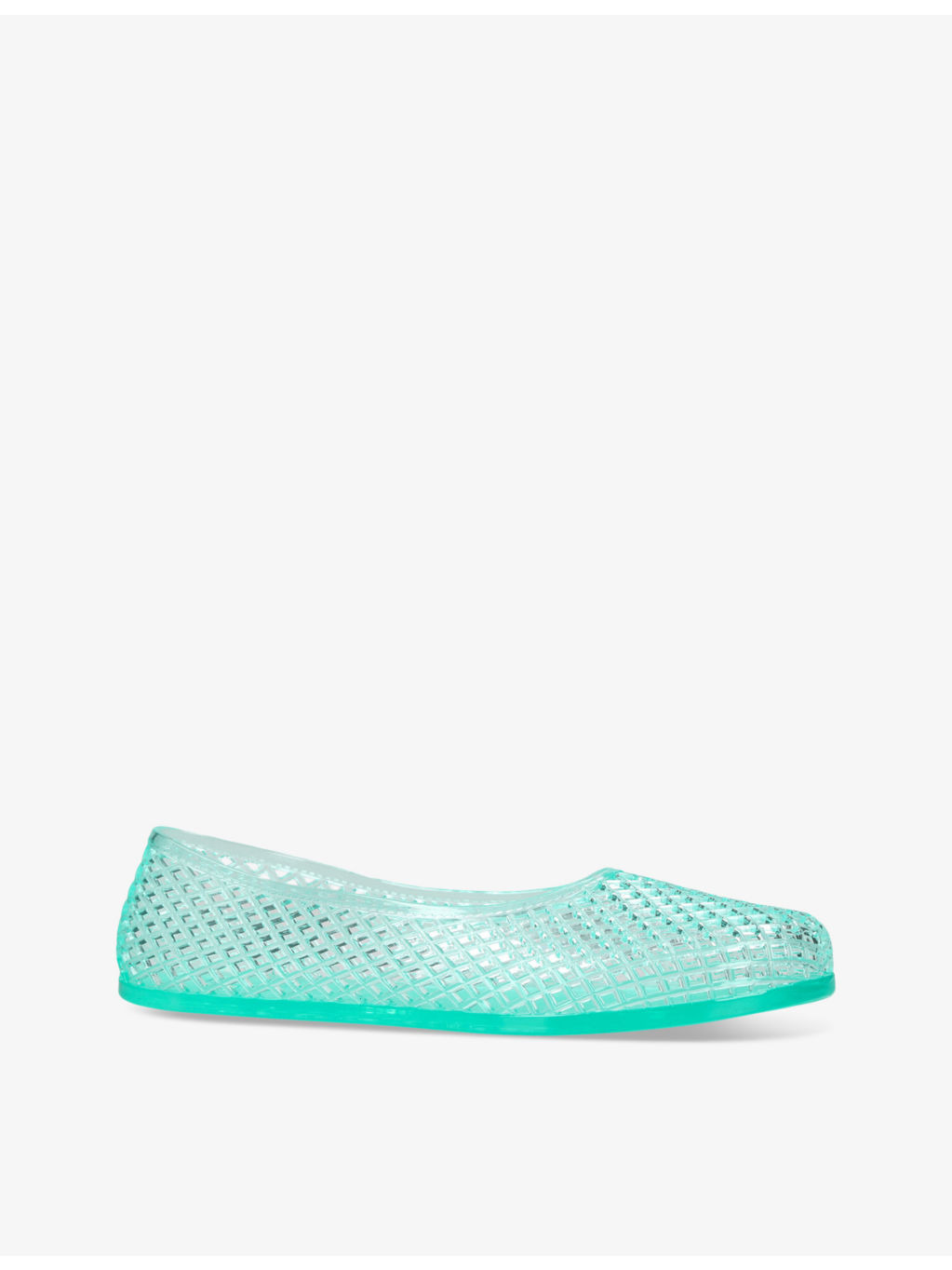 Iro mesh-textured PVC flats - 3